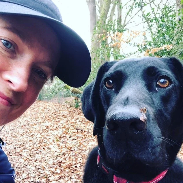 Today, I wanted to share a few photos of this beautiful boy. His name was Hugo and he was my parent's dog. He was a lovely black Labrador and sadly died last year, but those of you who have read Broken House will recognise him as Will's digi-dog. He 