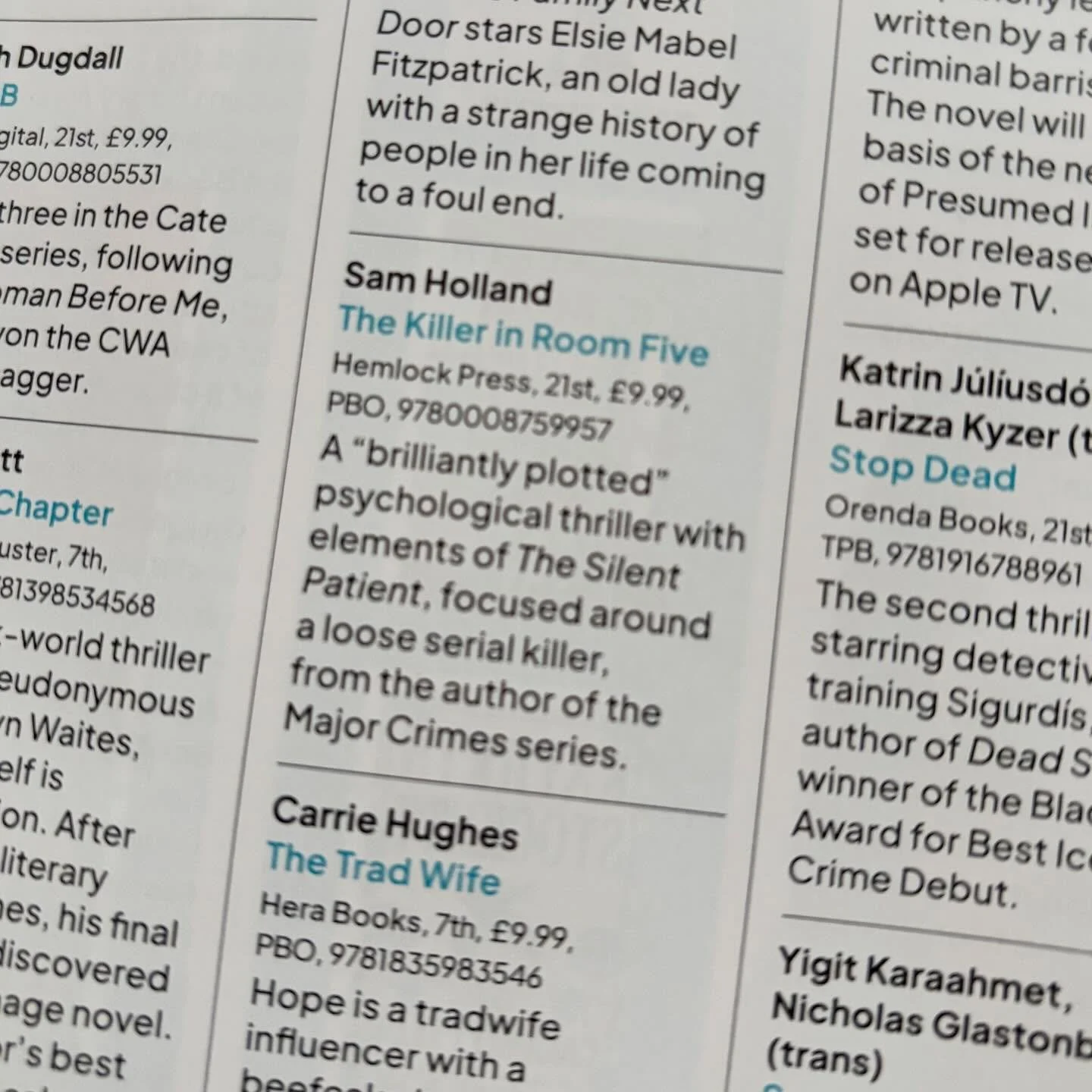 Always cool to see your book in @_thebookseller !