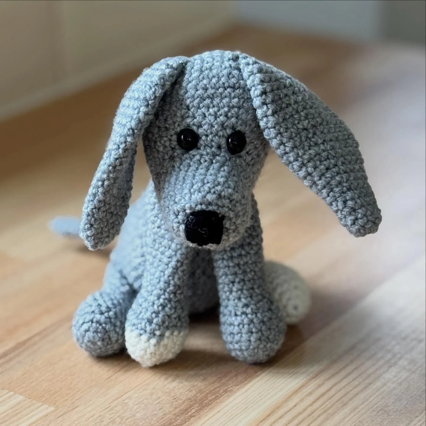I made a dog! I&rsquo;m ridiculously proud of myself - look how cute he is!
#crochet #crochetinstagram