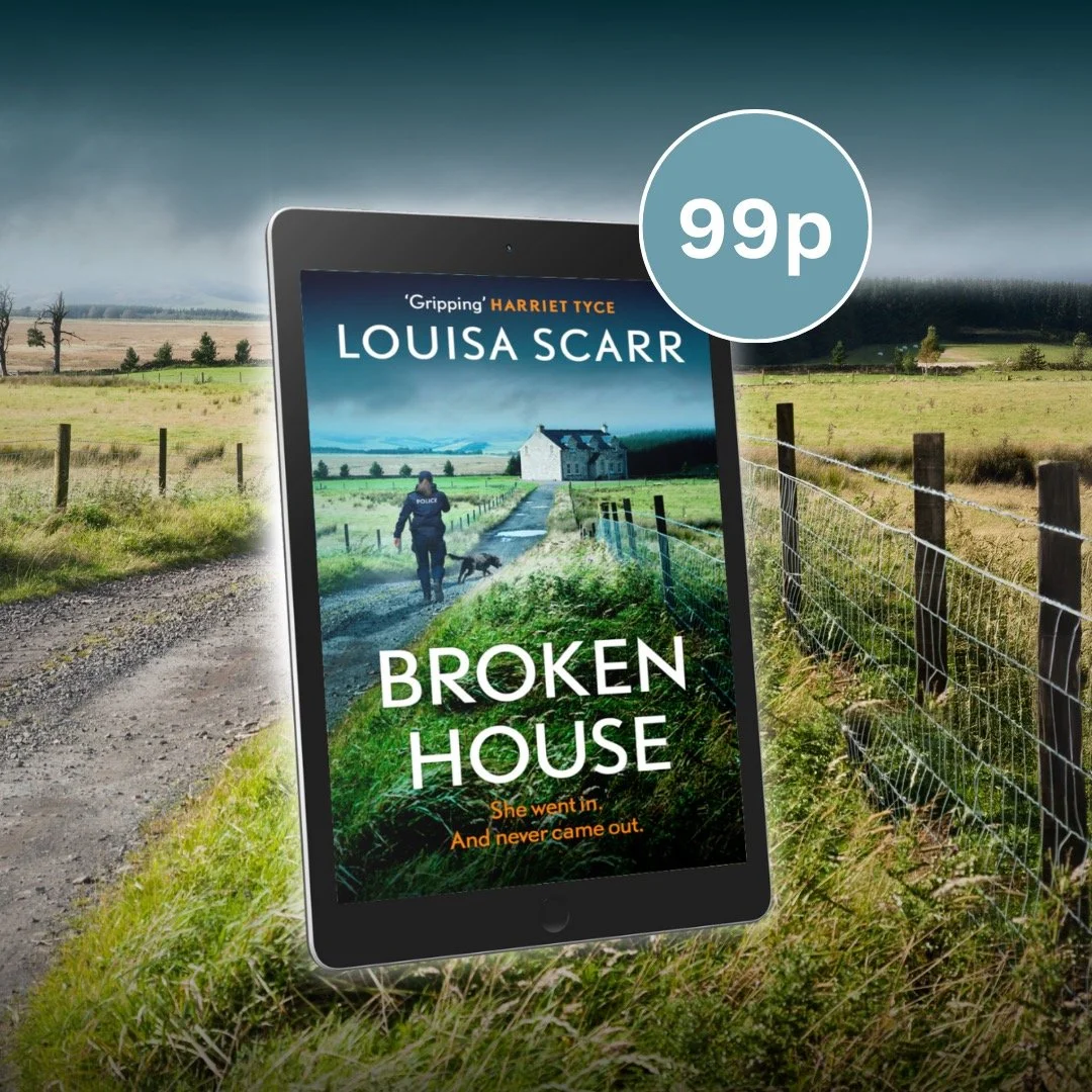 A quick PSA that Broken House, the third book in the PC Lucy Halliday series (aka 'dog books') is 99p this month!
And also, while I'm here, if you fancy trying the Butler and West series for size (and why wouldn't you, because Robin ❤️), book one, La