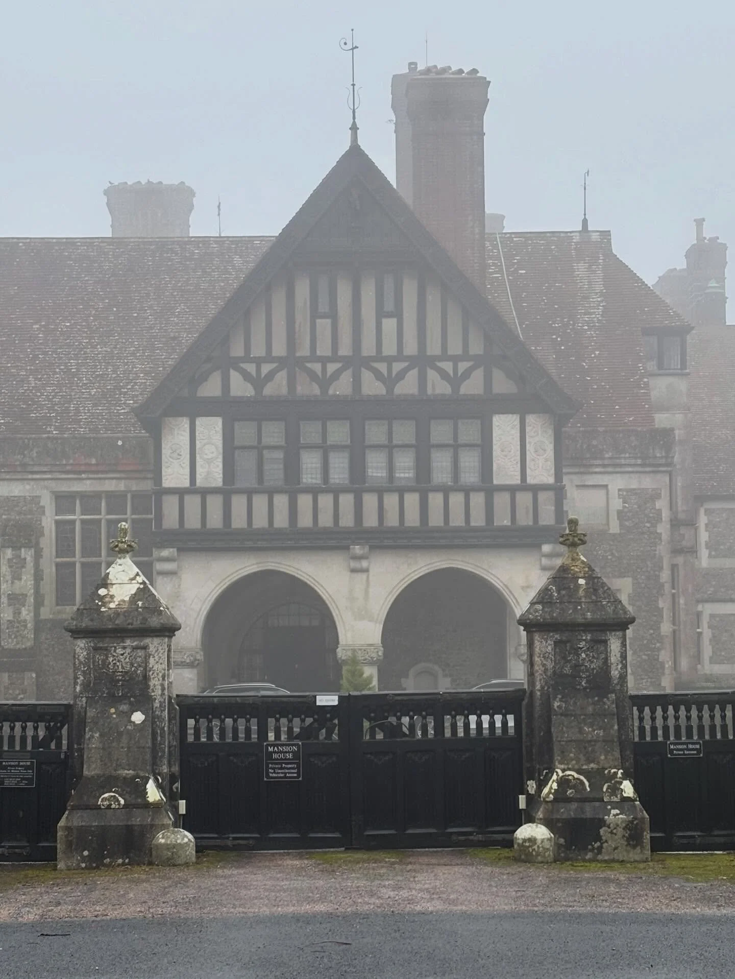 About this time last year, I was in the middle of writing The Killer in Room Five when I came for a weekend here. (Not exactly here, but near here.) And I thought this would be perfect as inspiration for Hollowpines. It has a clock tower, and a drive