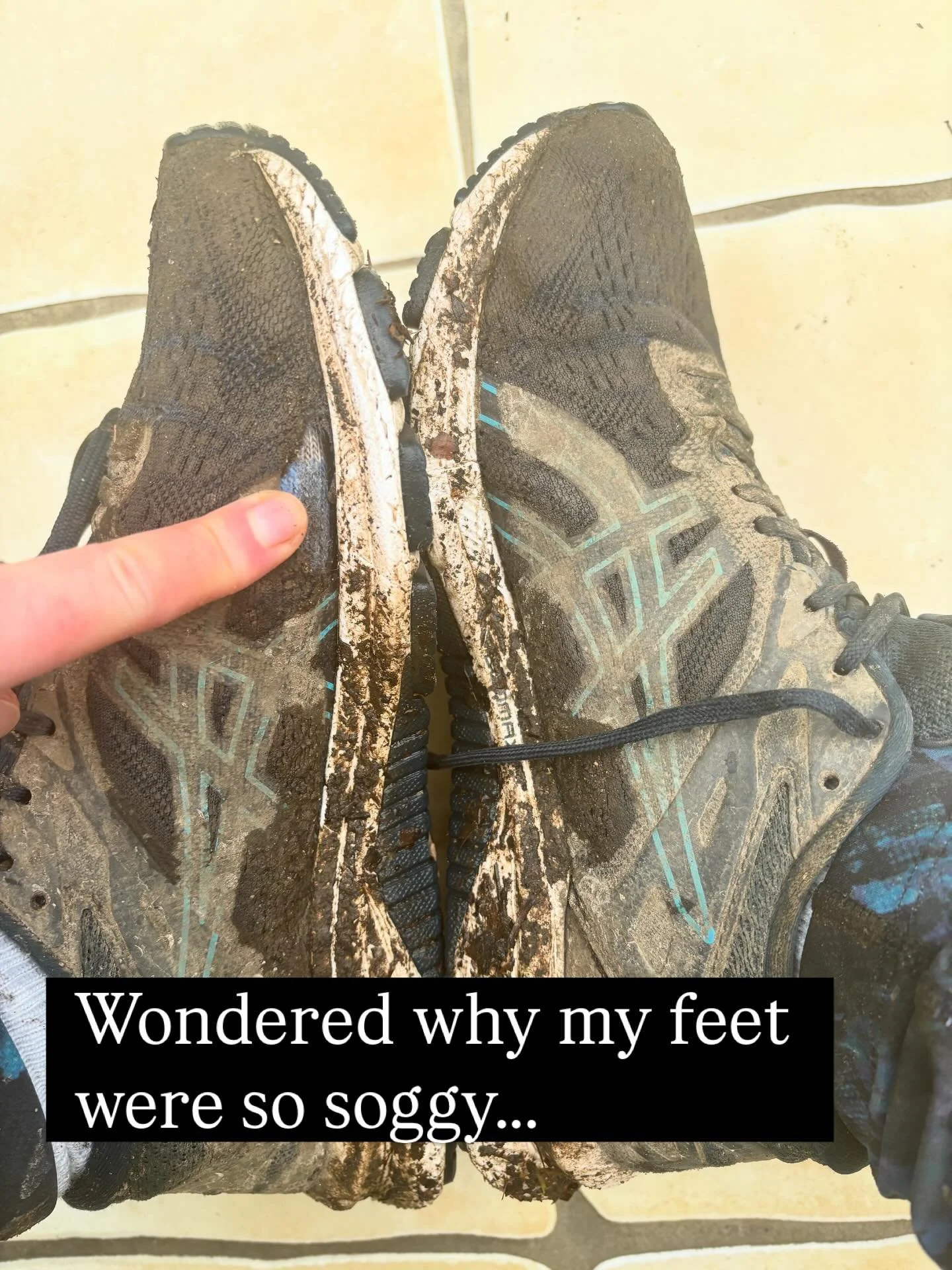 Wet feet; new runners
#amrunning #trailrunning #mudgloriousmud