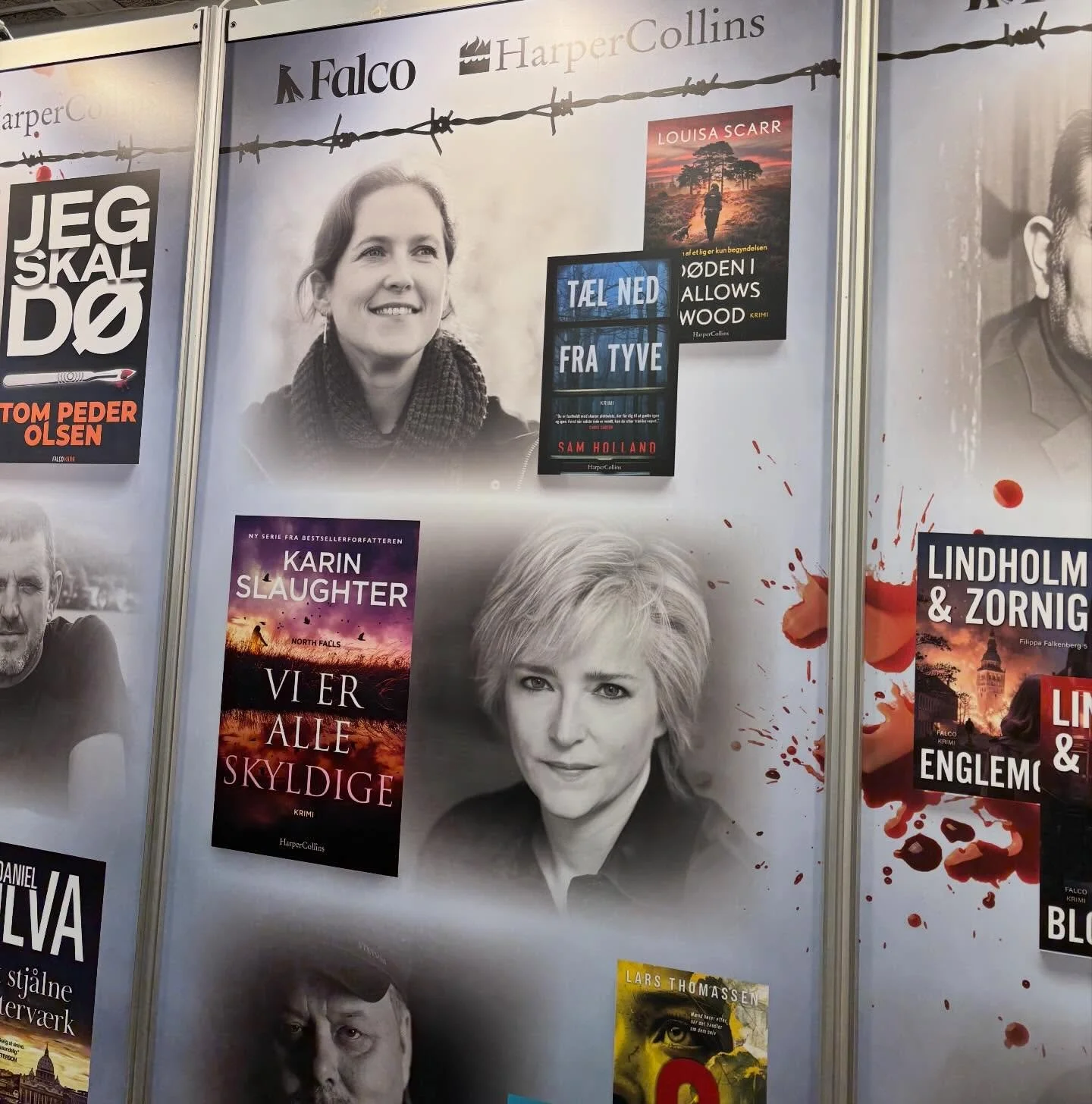 Brilliant first day at @krimimessen with @harpercollinsnordicdk , hanging out with @neil_lancaster_crime and @markedwardsauthor, then being interviewed by the fantastic @heidiamsinck ! More to come tonight and tomorrow!