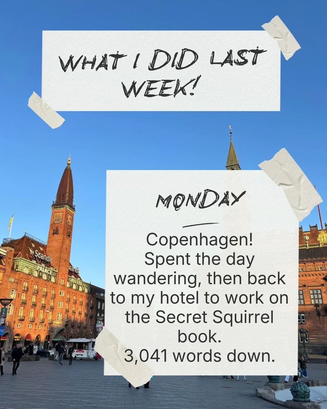 What I got up to last week! Today I&rsquo;m back on the copyedits.
#authorlife #dayinthelife #amediting #writinglife