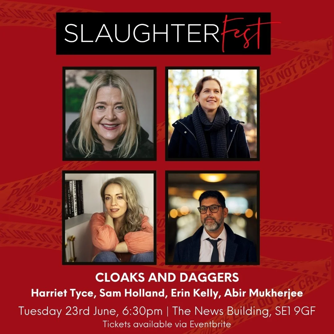 Thrilled to be a part of SlaughterFest this year and appear on stage with these fantastic authors. It promises to be an absolutely fantastic night - tickets are on sale now!

Link in my bio and on my stories today. 

#SlaughterFest26 #crimefiction #c