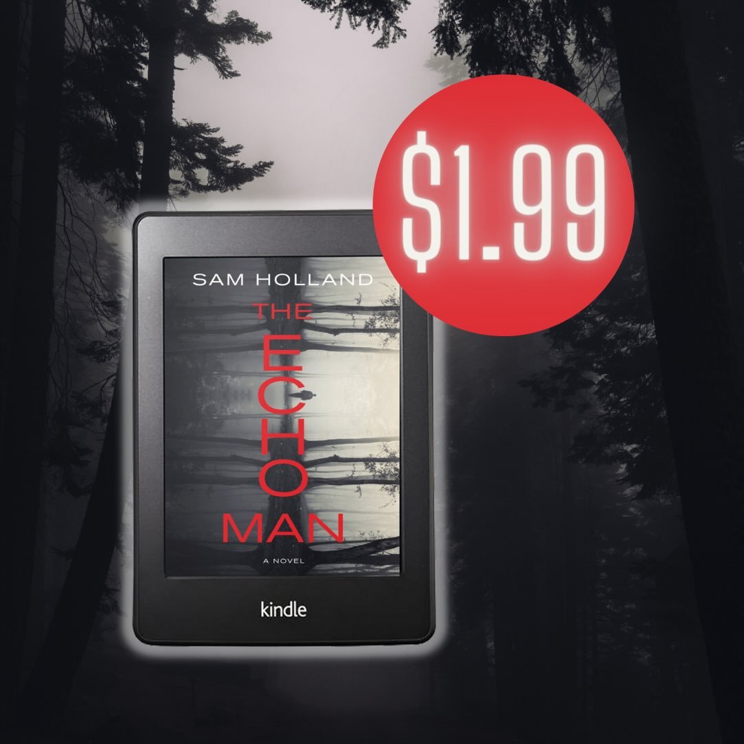 🇺🇸US readers!! 🇺🇸
The Echo Man is a bargain at $1.99 for TODAY ONLY on kindle.