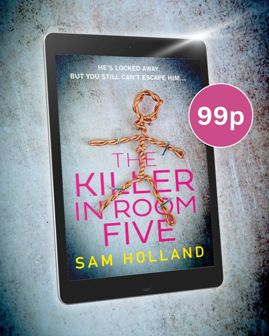 🚨DEAL ALERT🚨
The Killer in Room Five is 99p on Kindle - for a short time only! Grab it now!