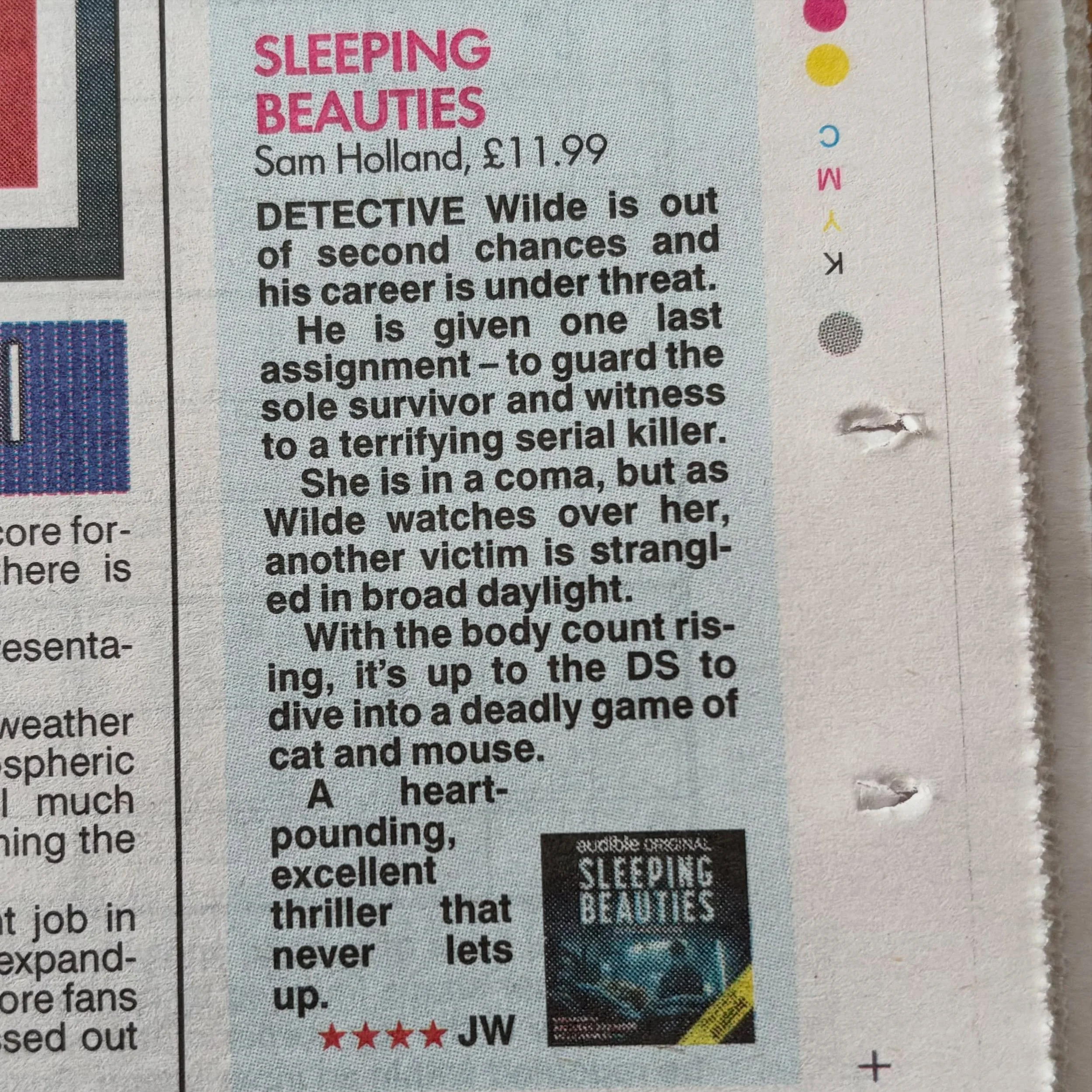 Over the moon to finish out the week with this brilliant review in the Sun for Sleeping Beauties! 
&ldquo;A heart pounding, excellent thriller that never lets up.&rdquo;
Thank you!
Out now exclusively in audio for @audible_uk 
#audiobook #bookstagram