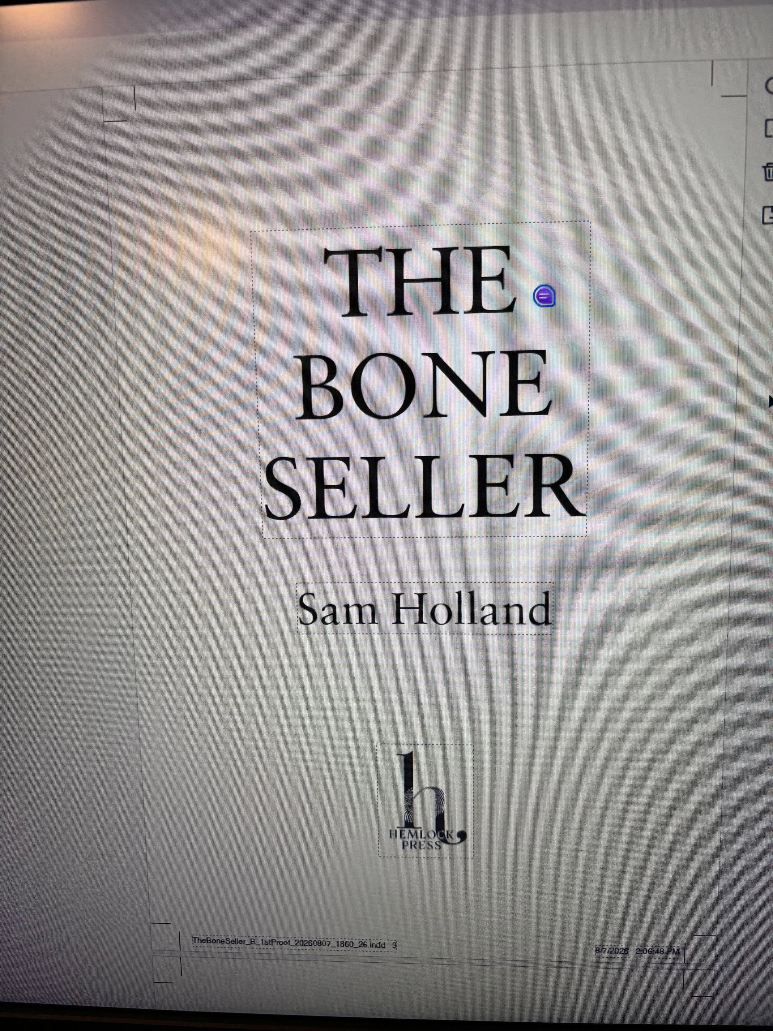 And just like that&hellip; the book is finished!
I&rsquo;ve been going through the page proofs this week, and this is the bit where it all comes to life. It&rsquo;s a real book!
I&rsquo;m going to share more about this one in coming months, but the b