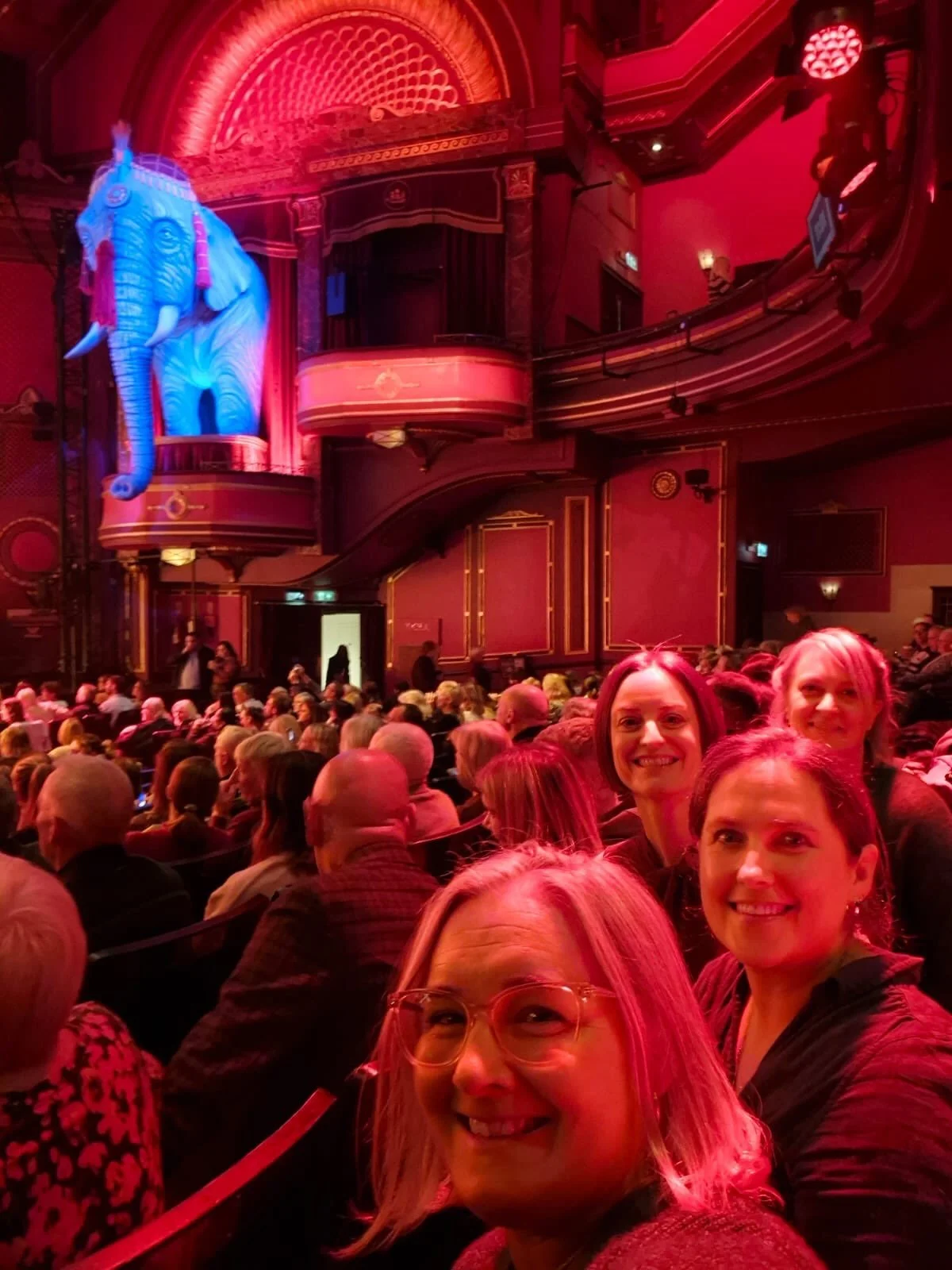 I&rsquo;ve been out three nights this week! Unheard of! And v tiring for a poor old introvert. But worth it when Friday night is Moulin Rouge at @mayflower.theatre with this lovely lot! Now have a hankering to watch Ewan in the original&hellip;