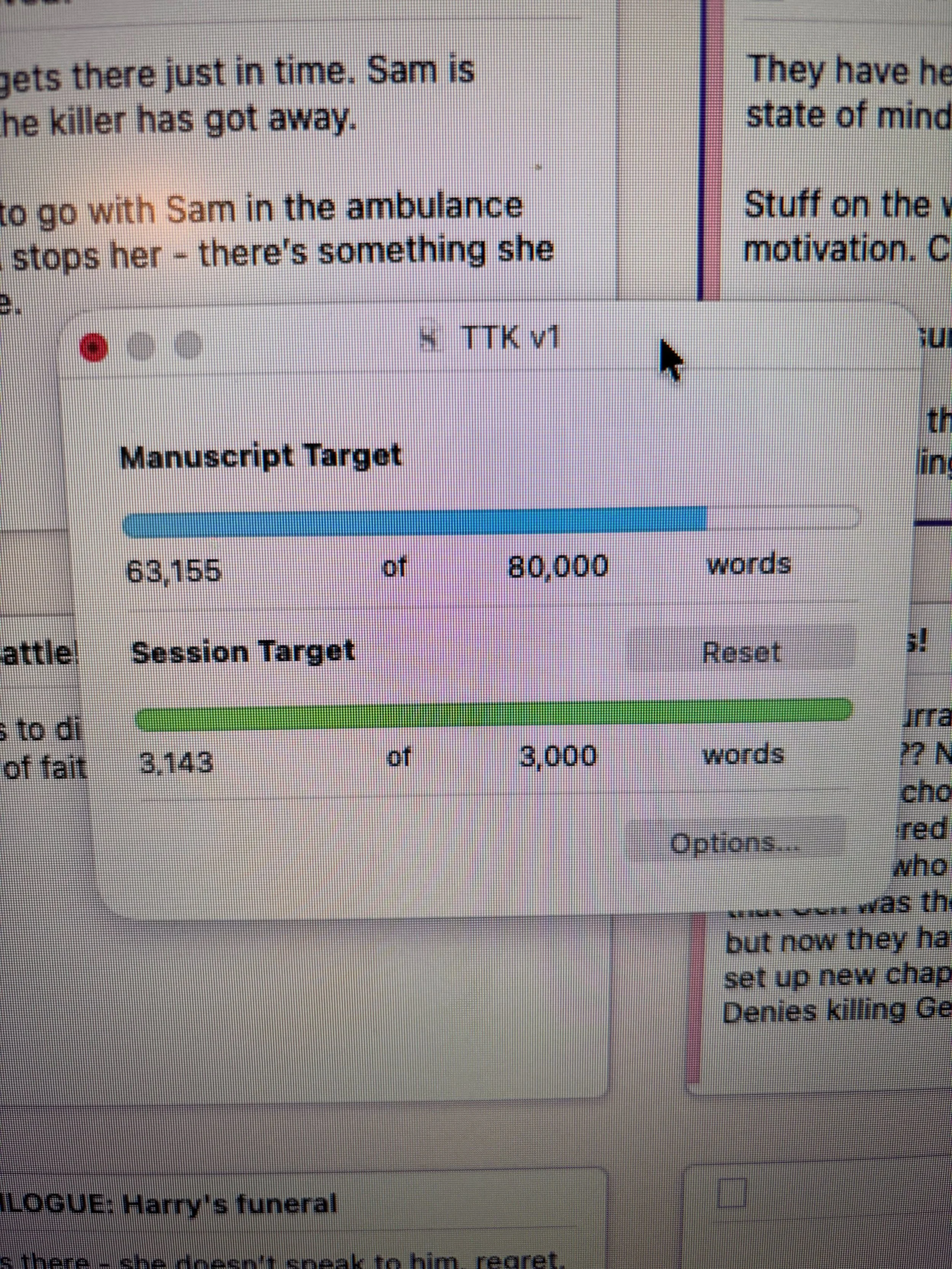 I&rsquo;m on a one woman mission this next week - 7 days to get the base draft of this book finished! I&rsquo;m on the home stretch so this is the fun bit. Just got to get my head down and charge onwards! I will report back&hellip;