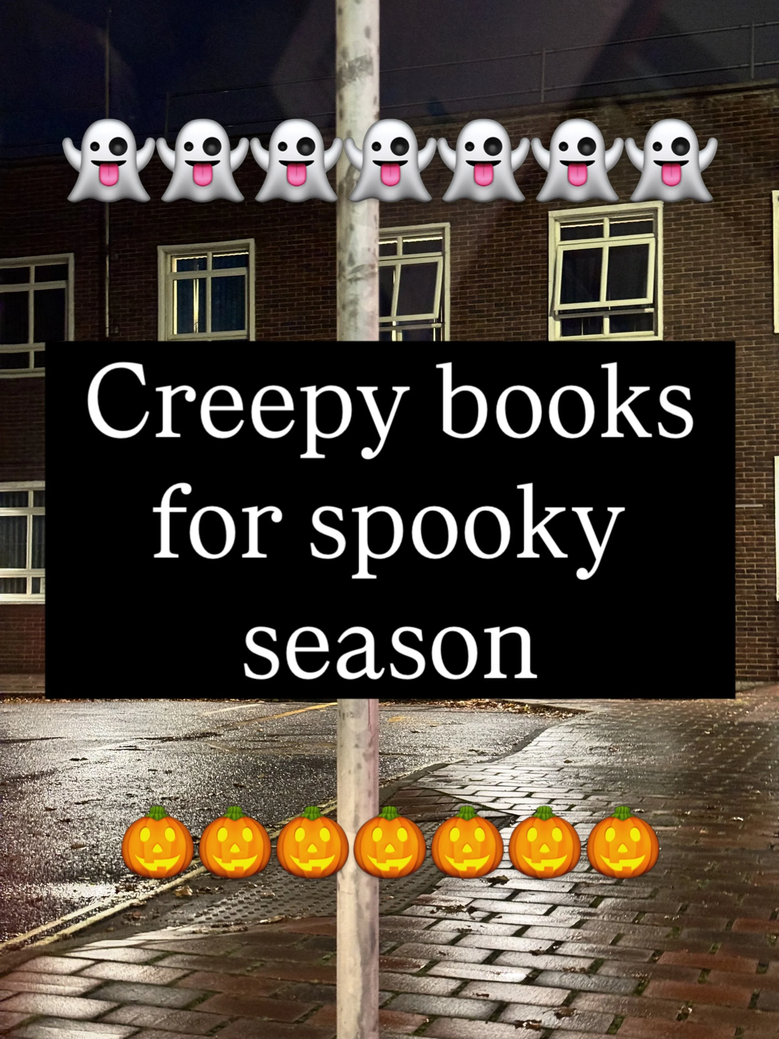 I&rsquo;m a proper coward when it comes to the scary stuff but these are my favourites - all read in the bright light of day! So, tell me: what scary books would you recommend??