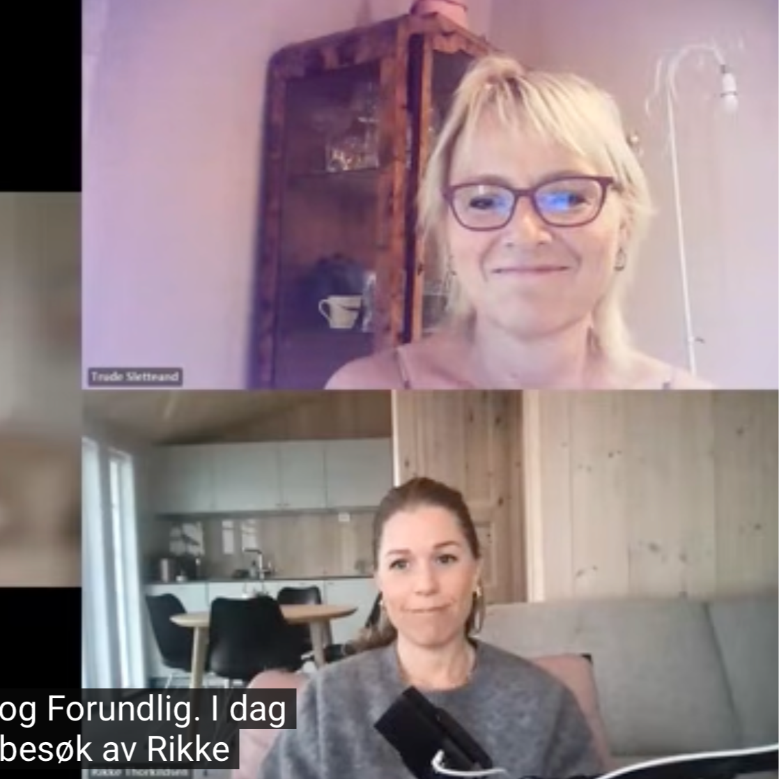 Rikke hos “dypt og forunderlig” ute på YouTube