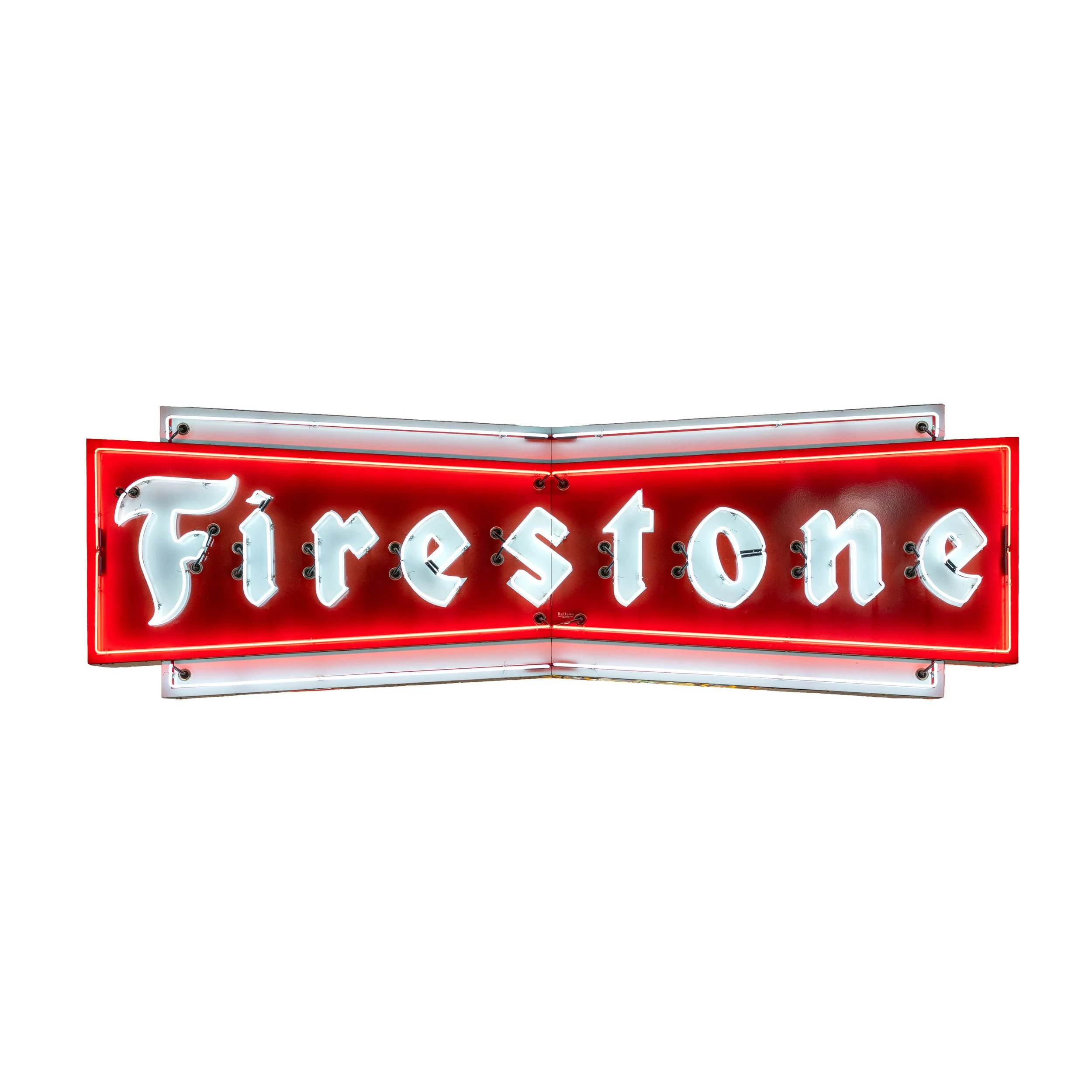 1950s Firestone Tire Double-Sided Neon