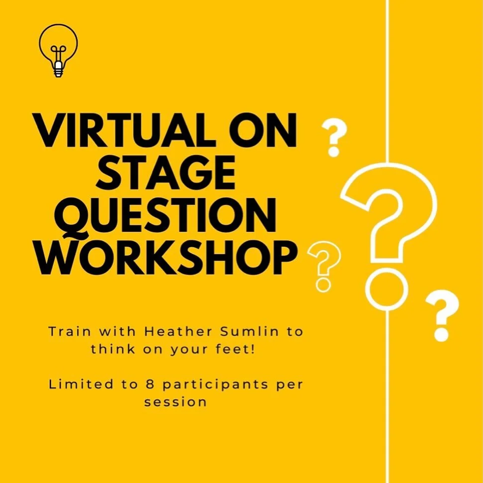 Need to practice On Stage Question? Here is your chance!  Two virtual workshops coming up! Great way to train for Teen, Miss &amp; Mrs pageants with an OSQ phase of competition or top 5 OSQ. 

Limited to no more than 8 girls per session. 

May 21st 5