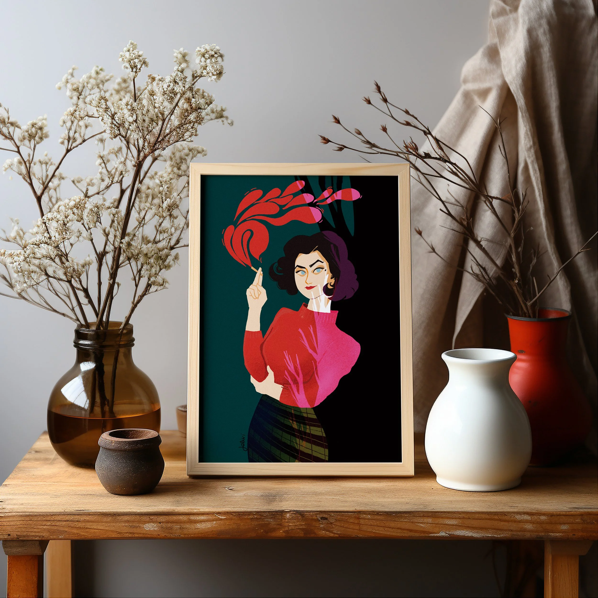 Twin Peaks Audrey Horne - Tirage d'art format A5