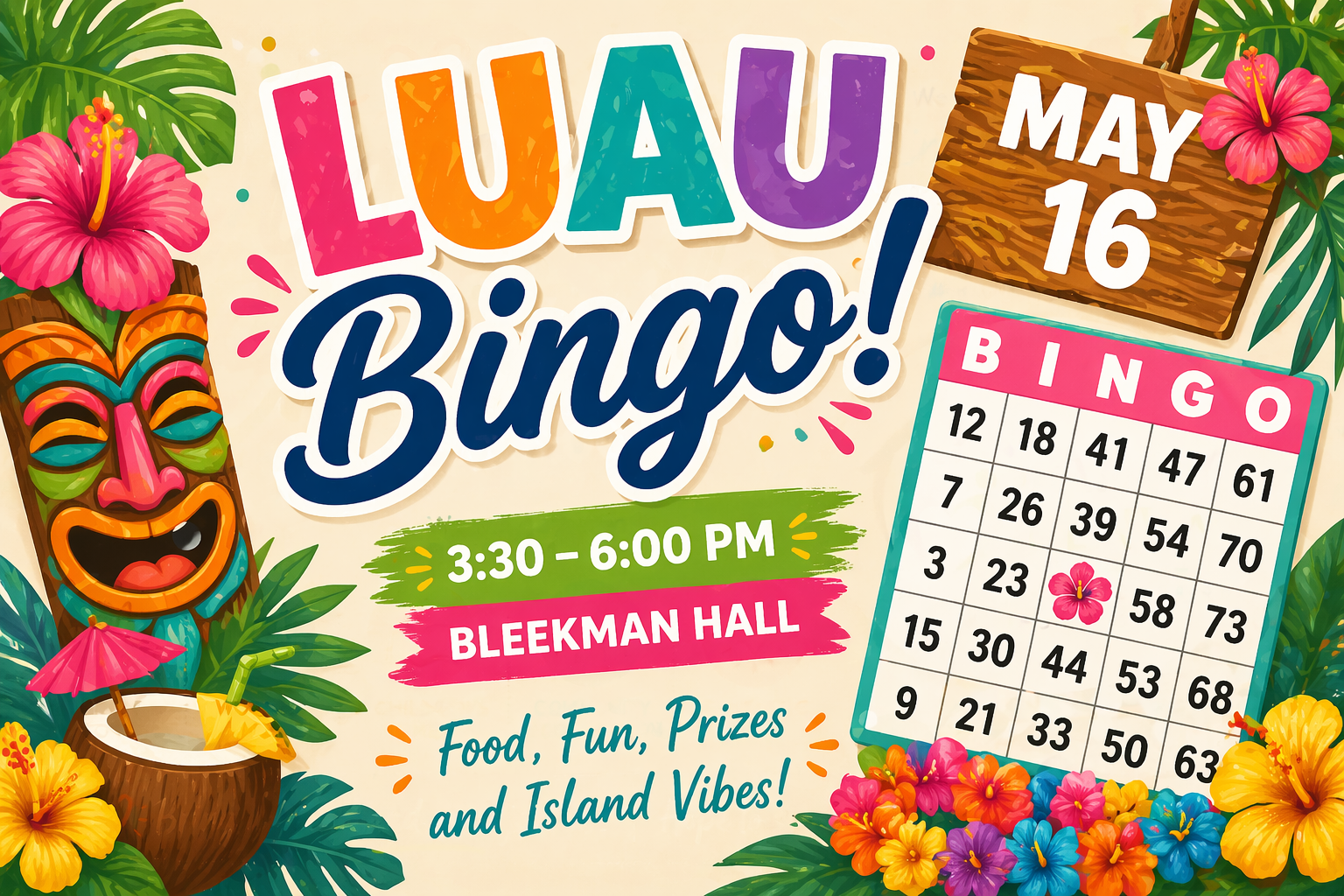 Luau Bingo