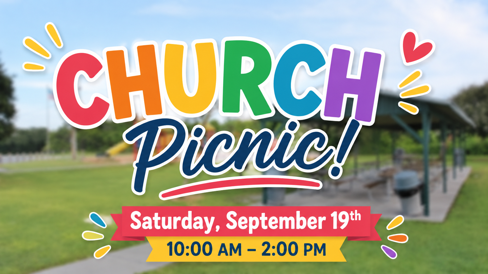 Church-Wide Picnic – September 19
