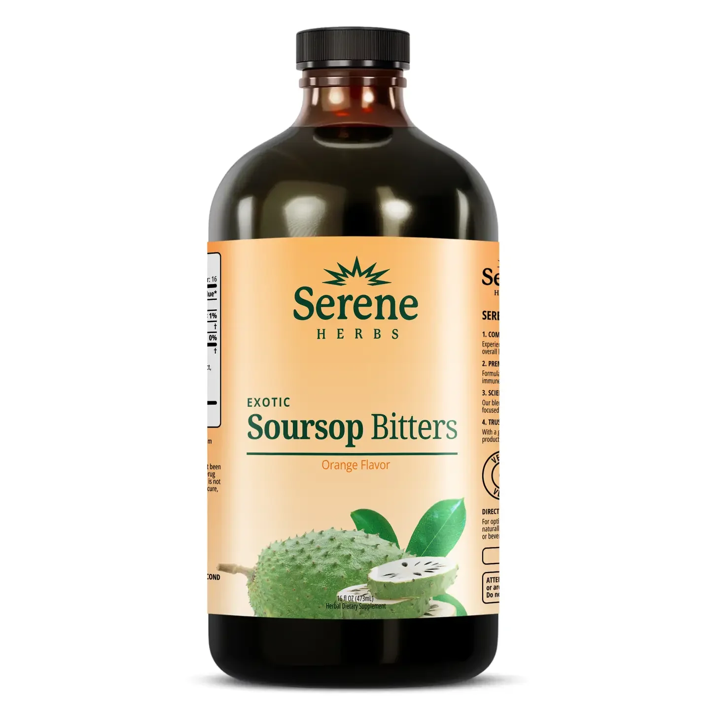 Exotic Soursop Bitters - Orange Flavor by Serene Herbs