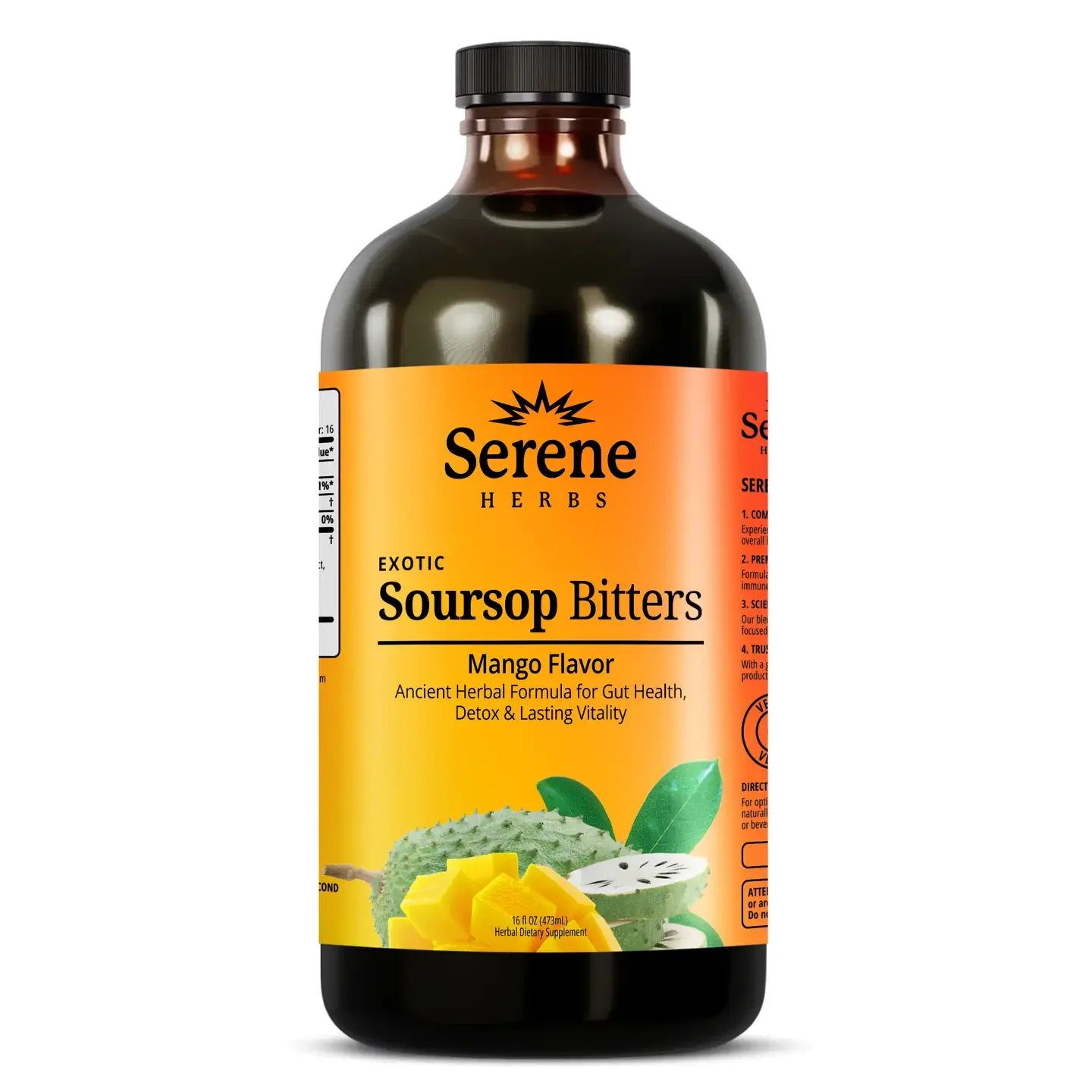 Exotic Soursop Bitters Mango Flavor by Serene Herbs