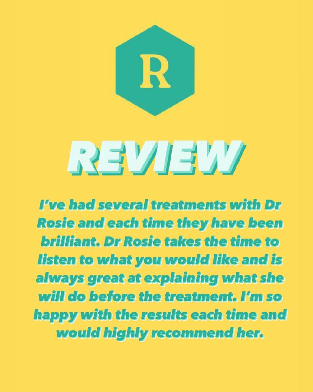 All in one review: taking time, listening, explaining, happy with results, repeat customers. 

All the things you should look for in your aesthetician! 👩🏼&zwj;⚕️