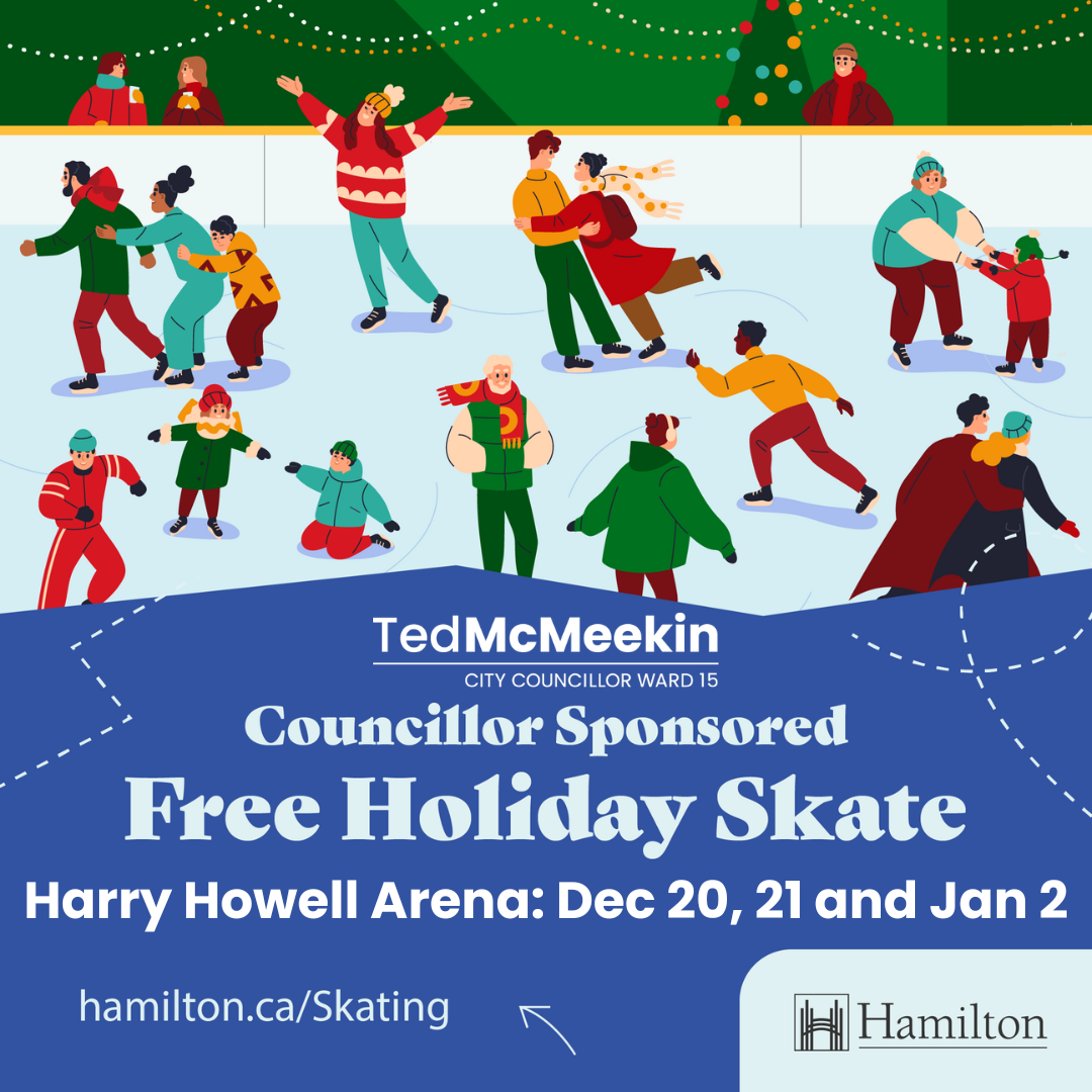 Free holiday skating at Harry Howell Arena