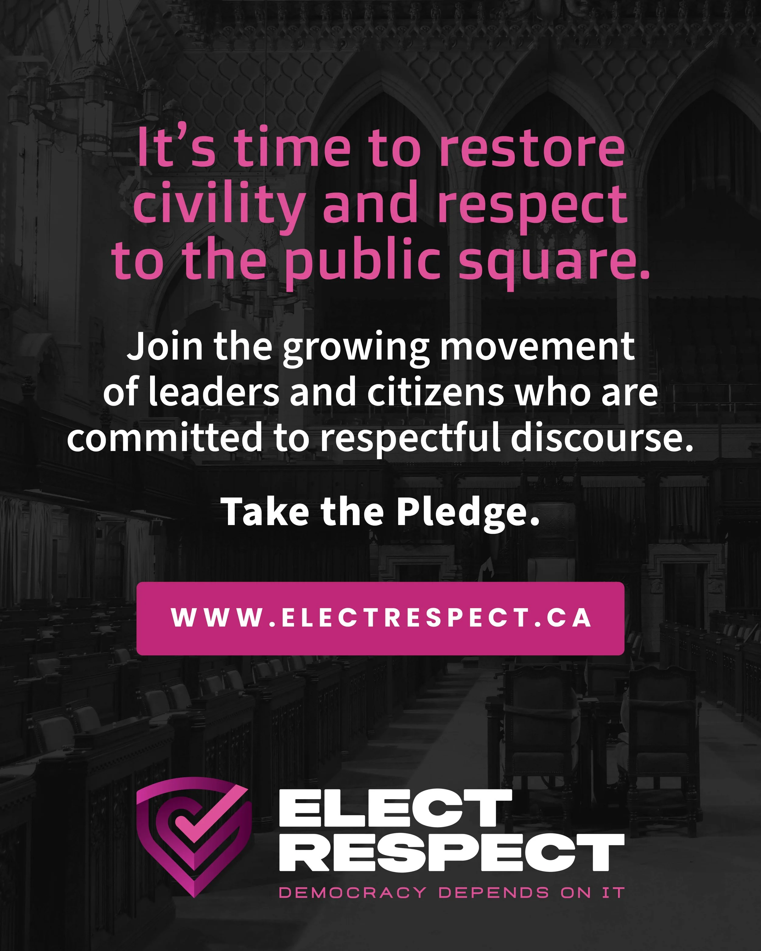 City of Hamilton and Councillor McMeekin adopt Elect Respect pledge