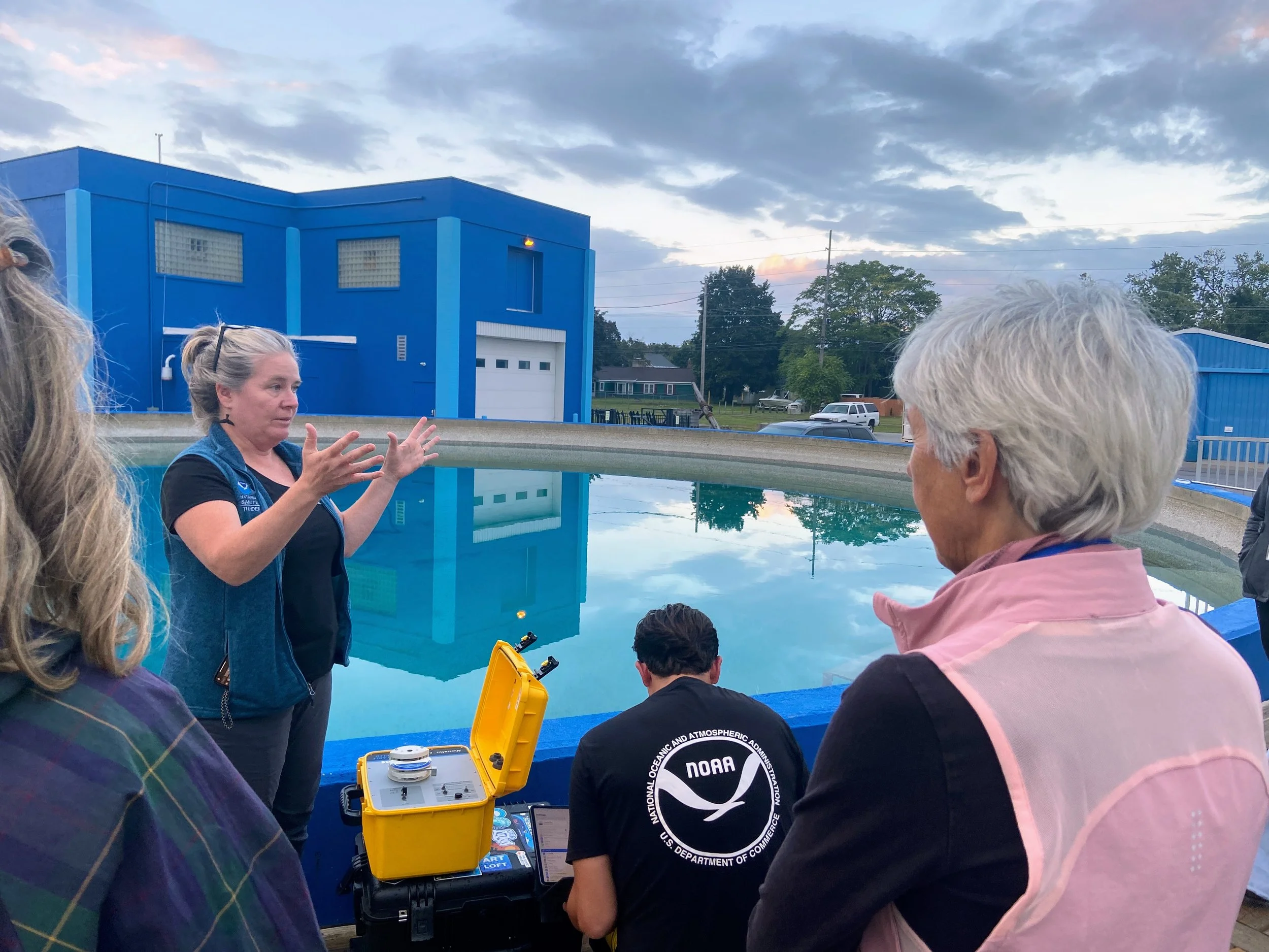  Participants learned how NOAA researchers use robotics to study water chemistry and centuries-old shipwrecks in Thunder Bay off the coast of Alpena. 