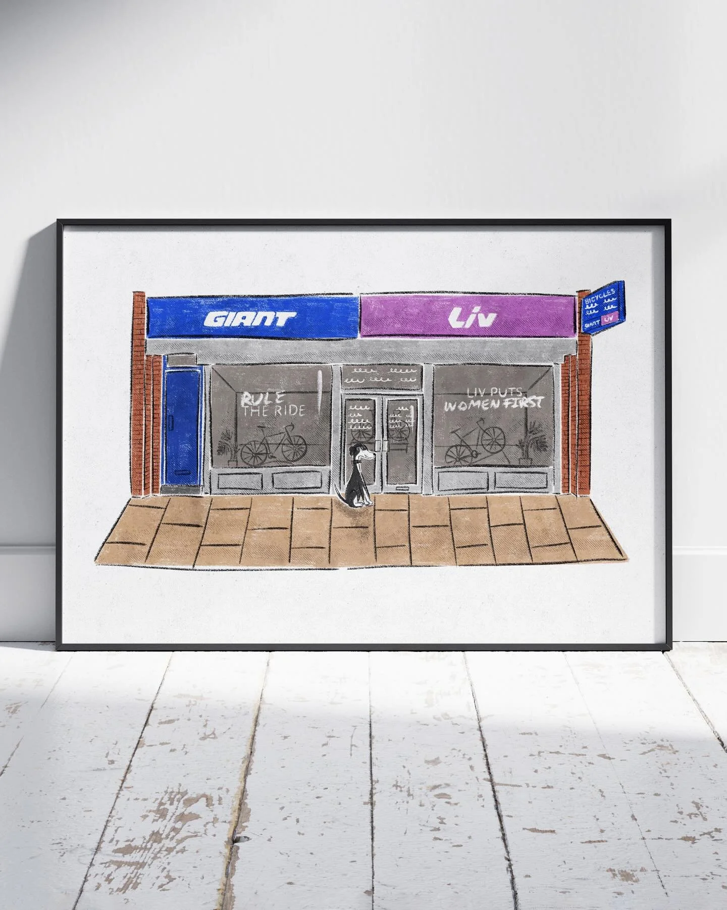 ✏️ Cool shop front commission I got to work on recently. Love how it turned out 😄 @giant_store_camden 

#commissionedartwork #illustratorsoninstragram #architecture #shopfrontsoflondon #homedecor