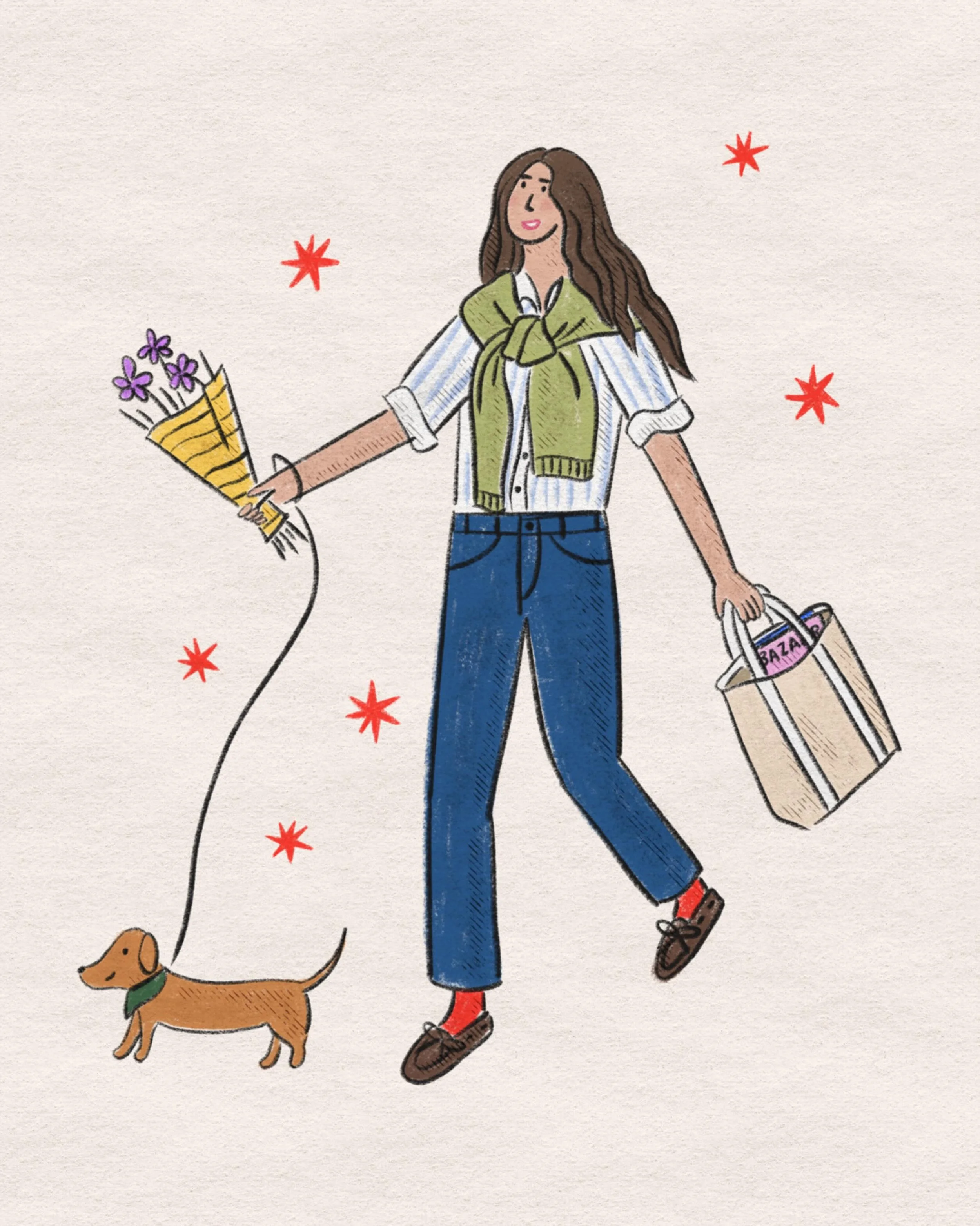 ✏️ Cool girl with her cool doggo 
.
.
.
#fashionillustration #coolgirloutfits #digitalillustration #procreateapp #commissionedart