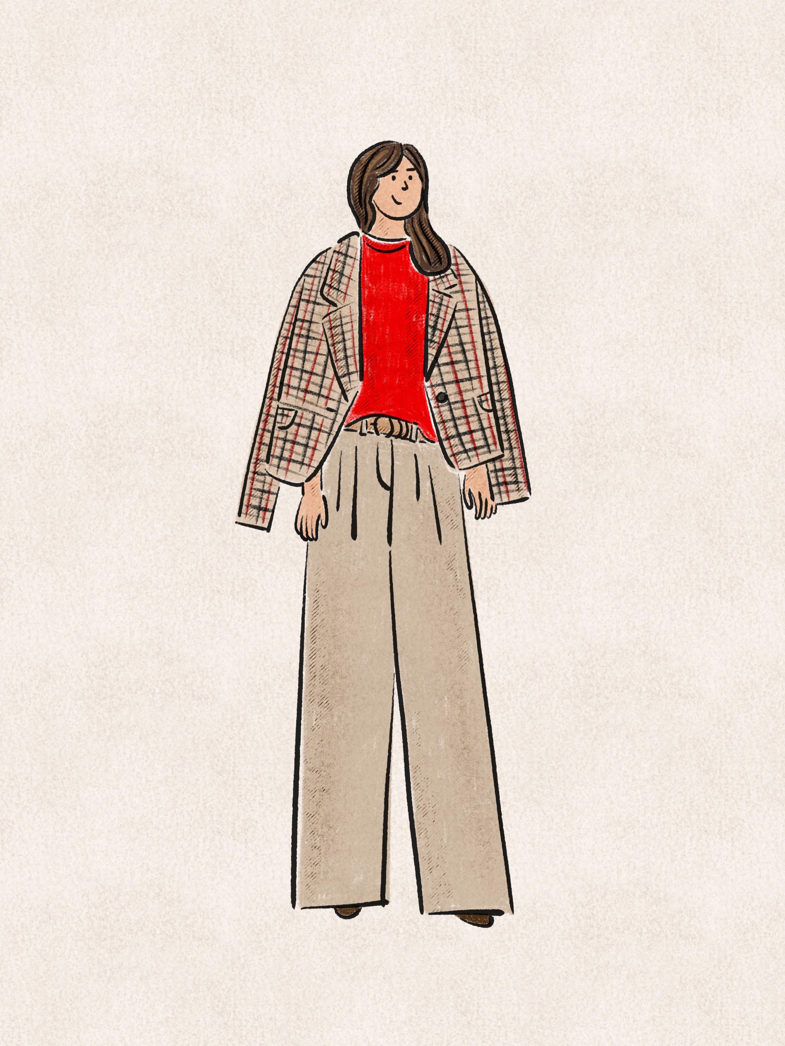 ✏️ @juliana_lenz always impeccable ✨ also trying out a different brush for the outlines 
.
.
.
#fashionillustration #procreateartwork #illustration #ootd #outfitinspo