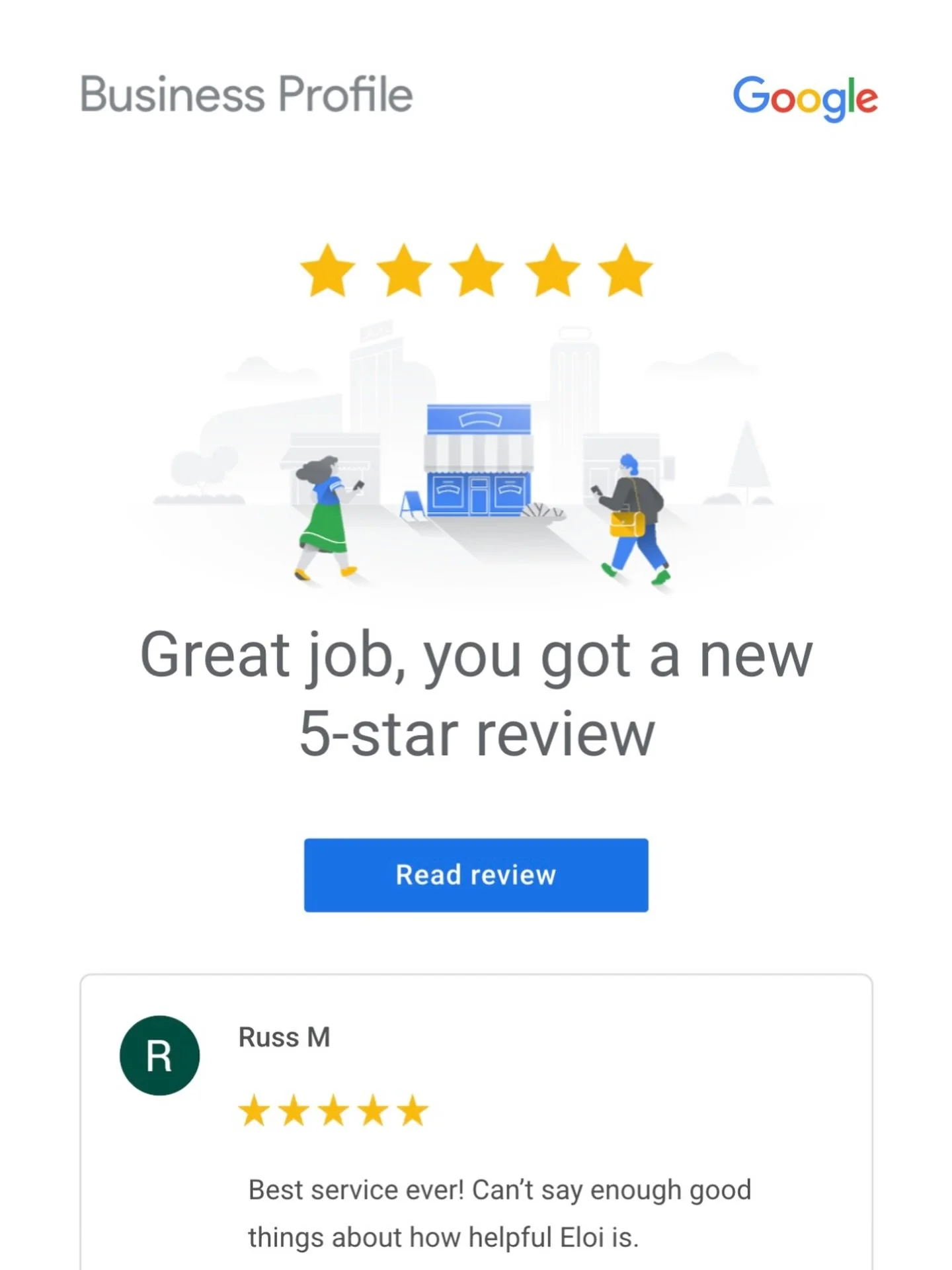 I cannot fully explain my appreciation to those customers that take the time to leave me/my business a review on Google. Running a small business (and more specifically, a one man operation) is REALLY HARD. 

While I don&rsquo;t want to &lsquo;compet