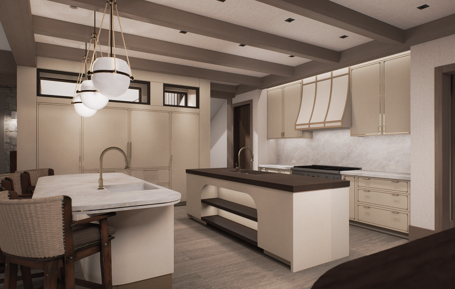 West End Meadows Exterior Kitchen Rendering 