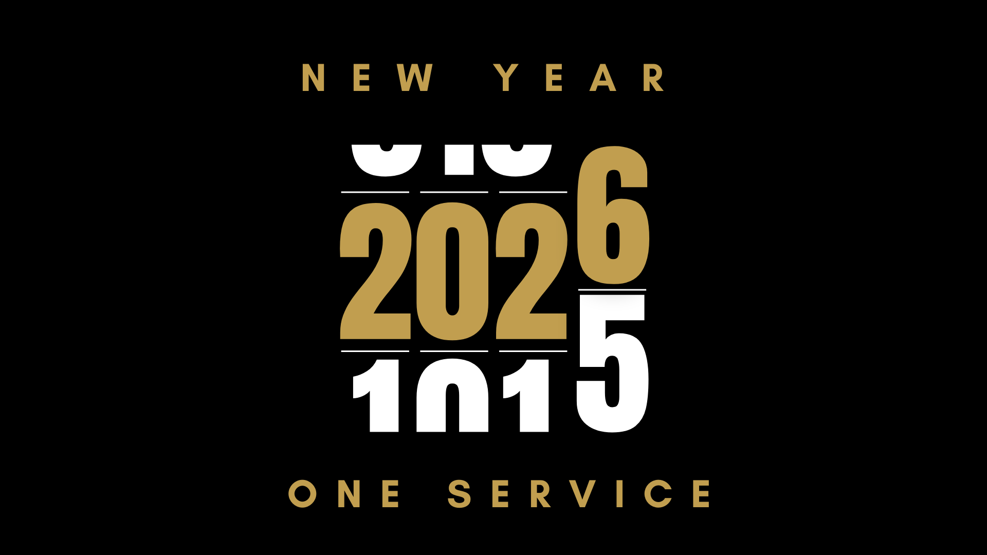 New Years One Service