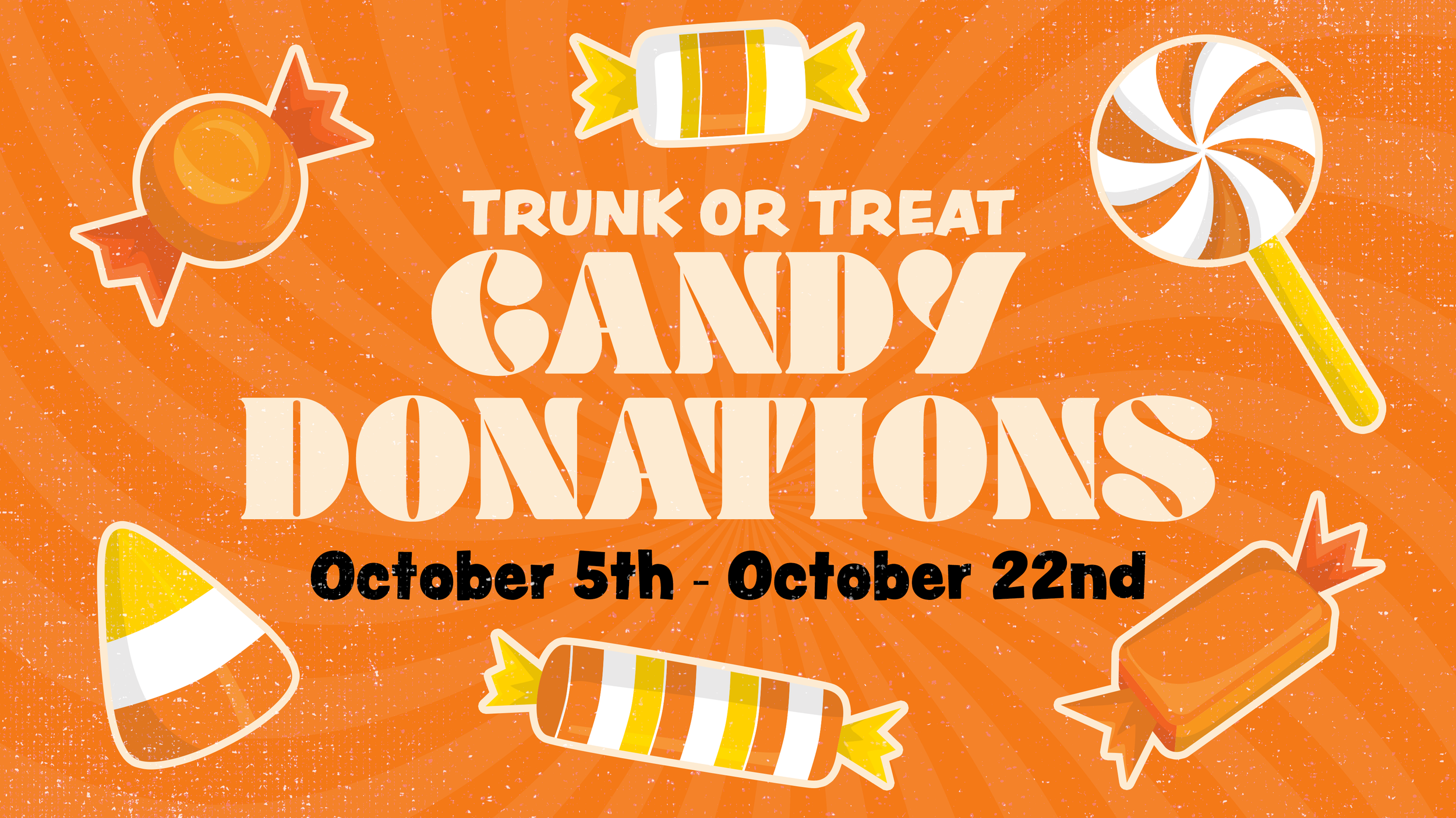 Trunk or Treat Candy Donations