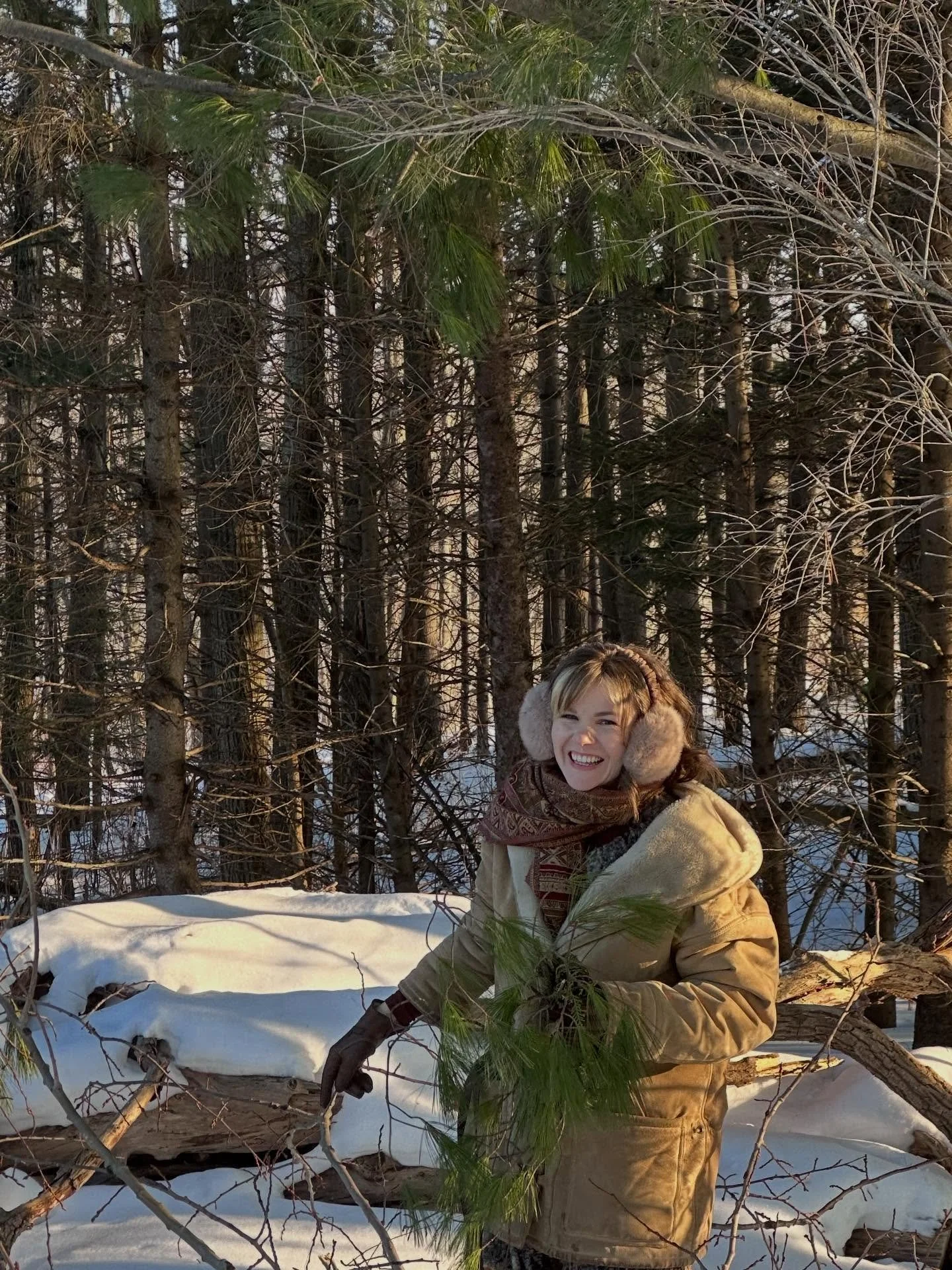 If you want more life in your life then get your body into the forest 🌲✨

I&rsquo;ve been working with cedar and pine this winter to make teas to help support my body through the cold season. 

(and I currently have a natural pine cleaner infusing i