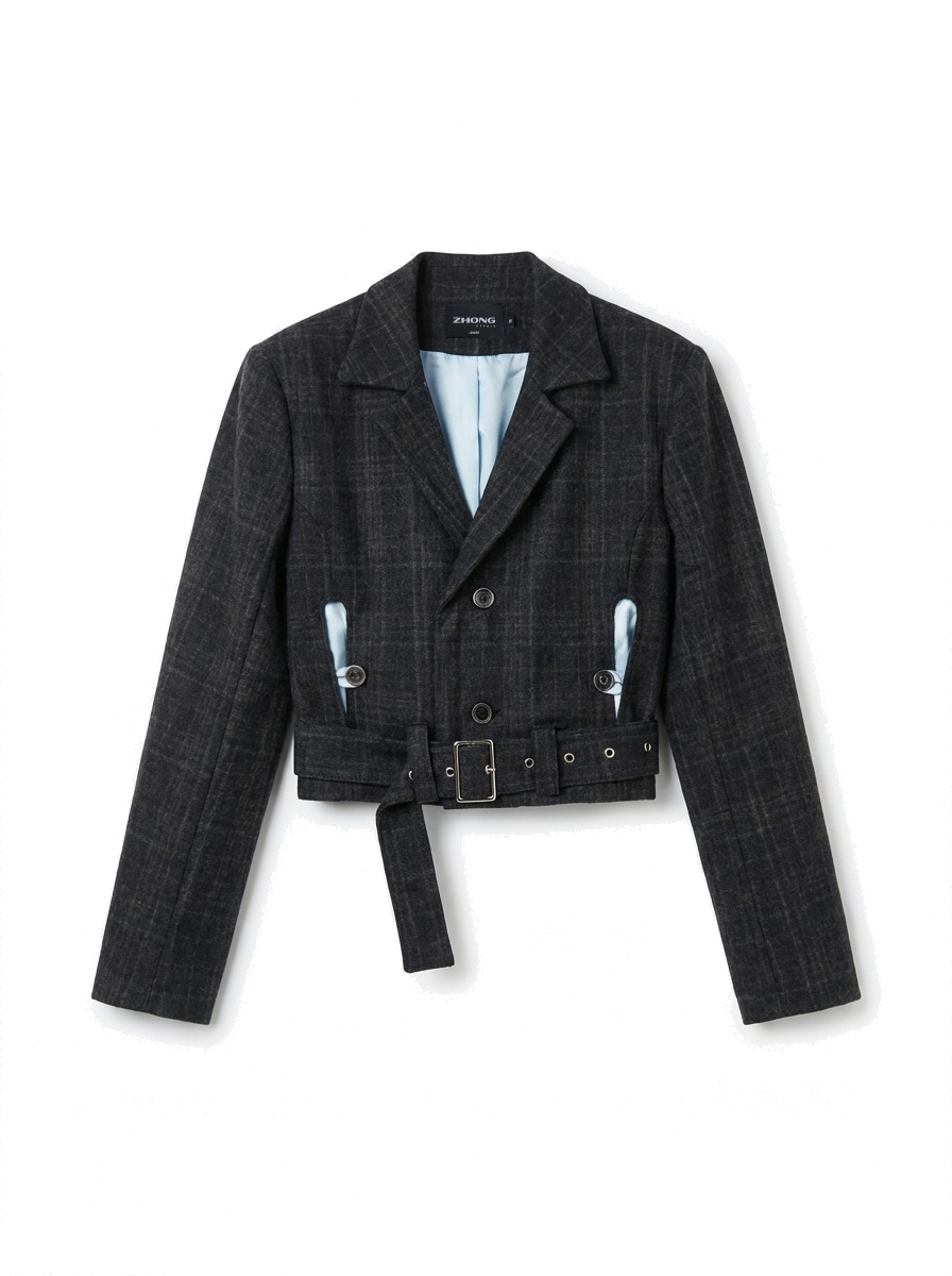 Belted Square Jacket