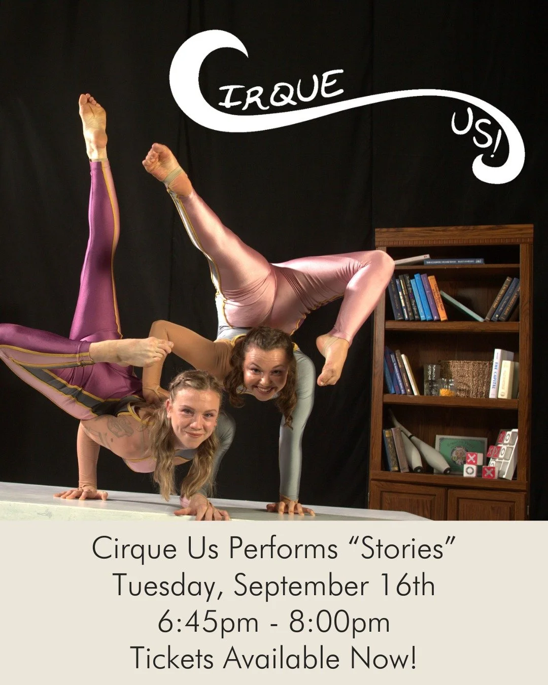 Cirque Us is coming back to Norfolk for a performance of the show &quot;Stories&quot;!

This thoughtfully curated show flips through the pages of their troupe's favorite stories to bring you a touching, thrilling narrative about community and identit