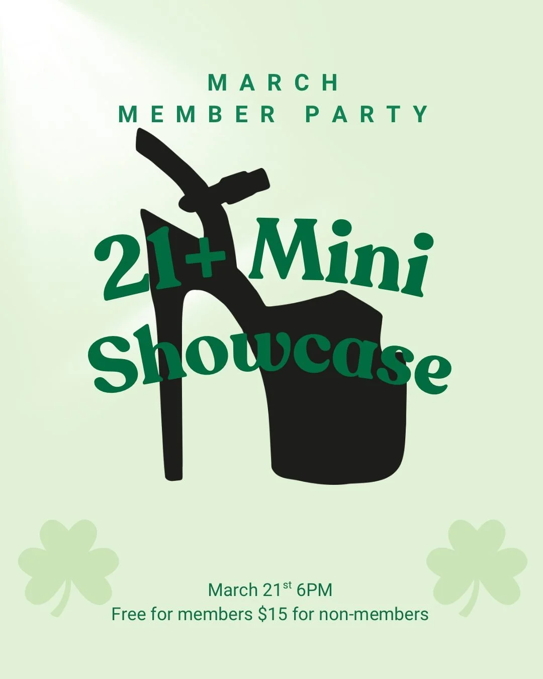 I know we kind of skipped over talking about the February Member Party (lollipop hard launch! link below!) buttt it's for a good reason...because we're doing a mini-showcase at the March Party and it's adults only 😏 check out the deets: 

💌 The fir