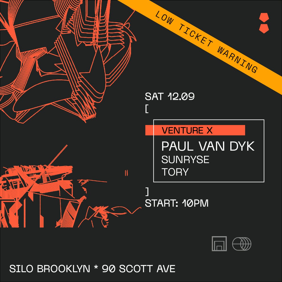 PAUL VAN DYK: VENTURE X - LOW TICKET WARNING
