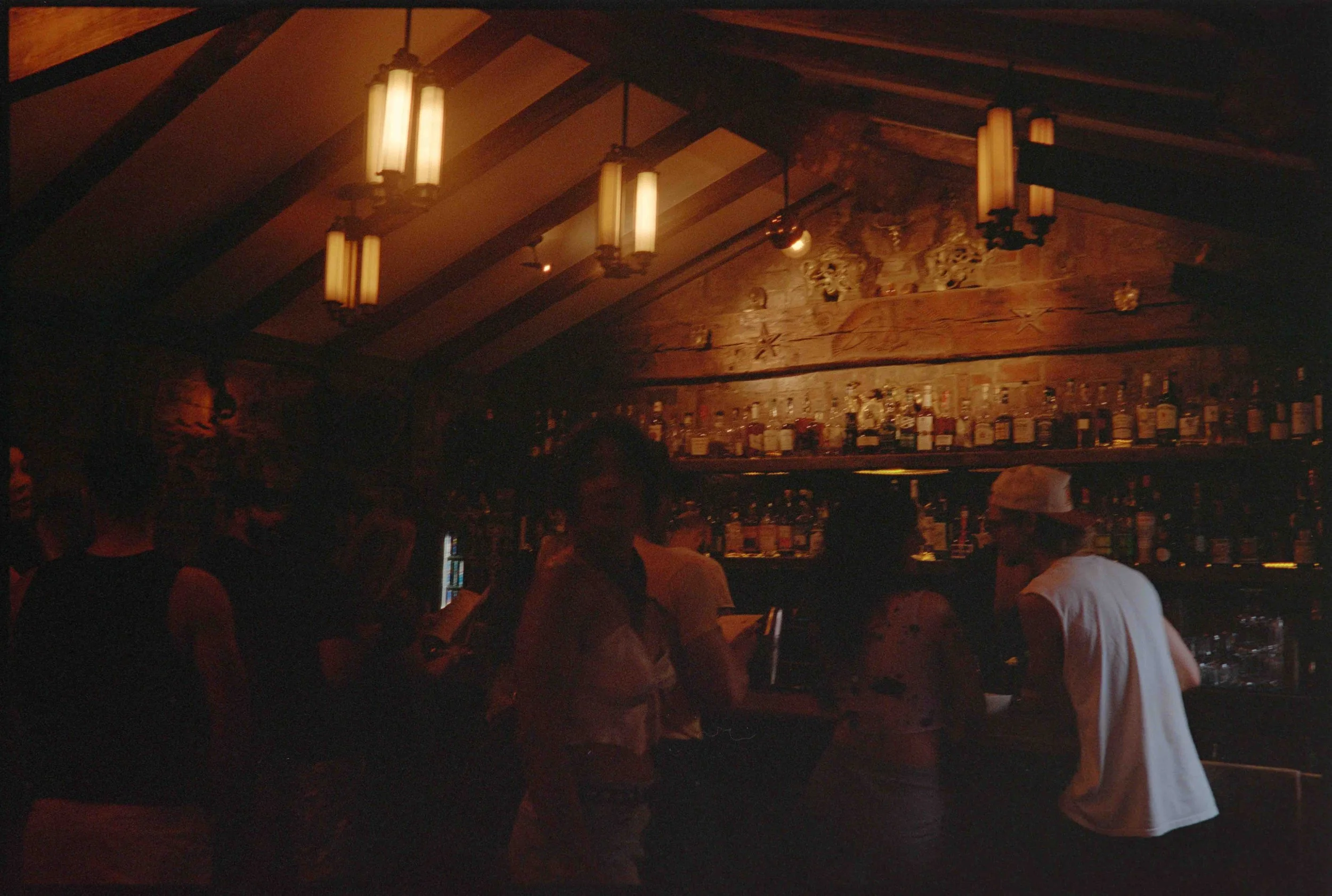 Urban Cowboy Public House Bar in Nashville, Tennessee shot on 35mm film