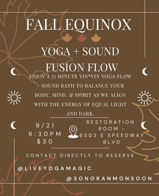 Fall Equinox Yoga-Sound Fusion with Keli and Olivia