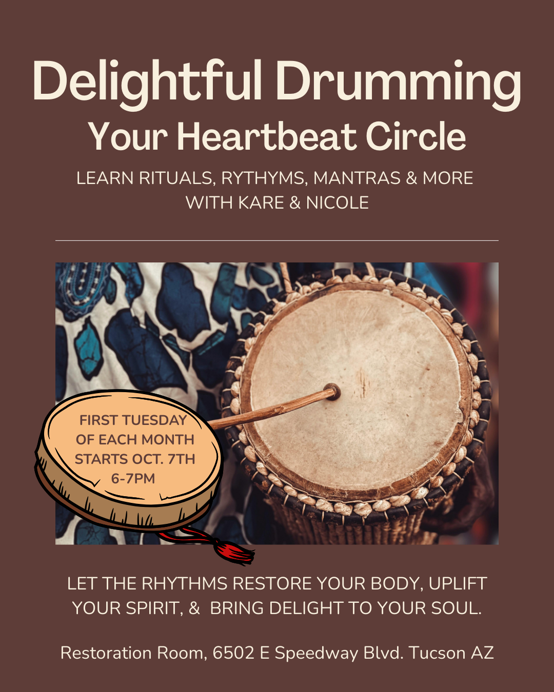 Delightful Drumming: Your Heartbeat Circle