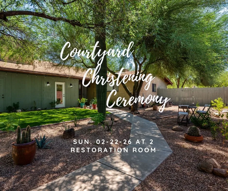 Courtyard Christening Ceremony