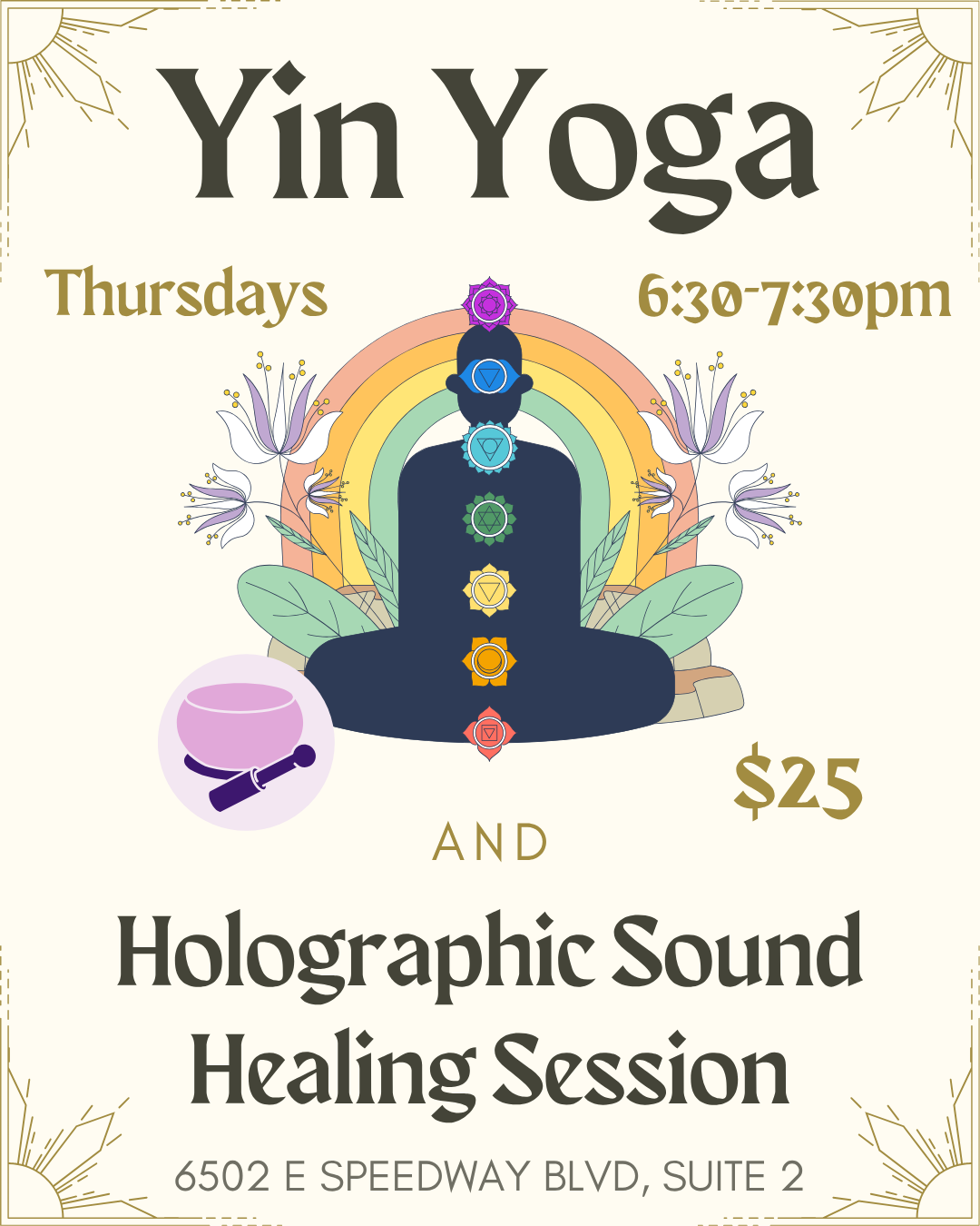 Yin Yoga + Holographic Sound with Olesya 