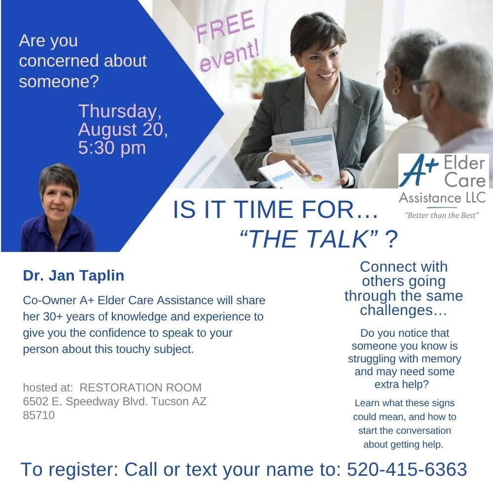 Is It Time for THE TALK? with Dr Jan Taplin
