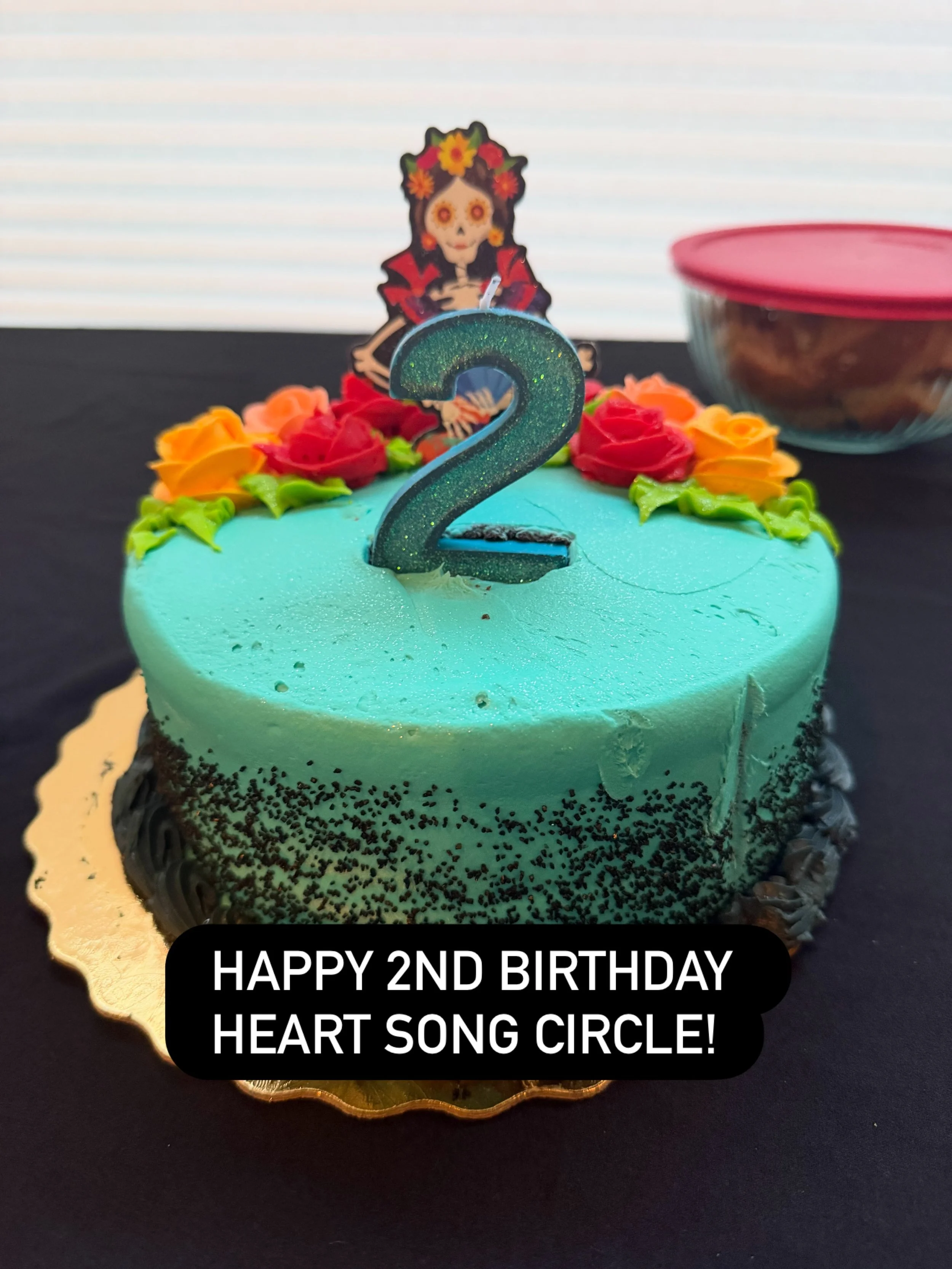 Yaaaay!  Let's celebrate Heart Song Circle's 2nd birthday! 🎉 cheers to many more songs to sing together. 

#tucsonsings #heartsongcircle