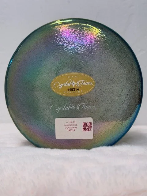 6 A#-20 Malachite, Platinum Crystal Tones Alchemy Singing Bowl bottom view.jpeg
