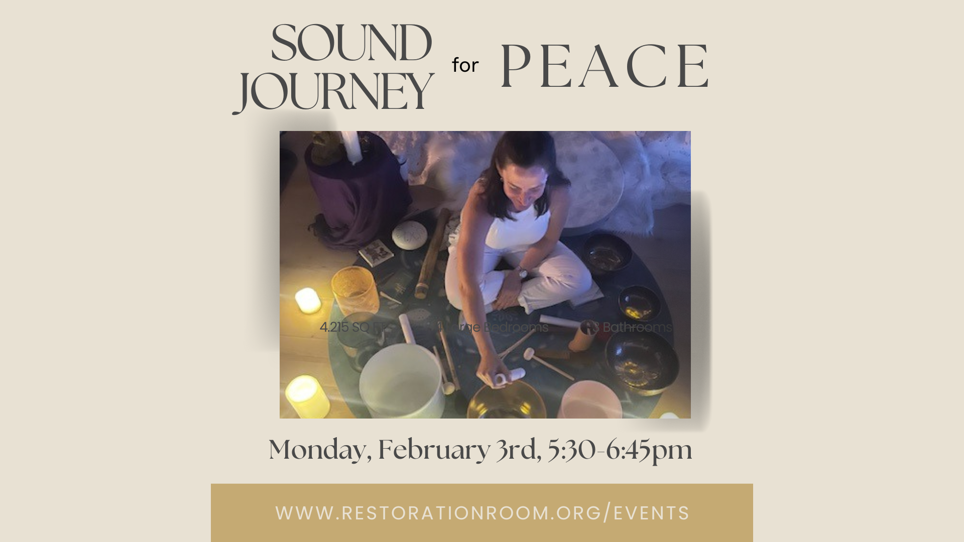 Sound Journey for Peace — Restoration Room
