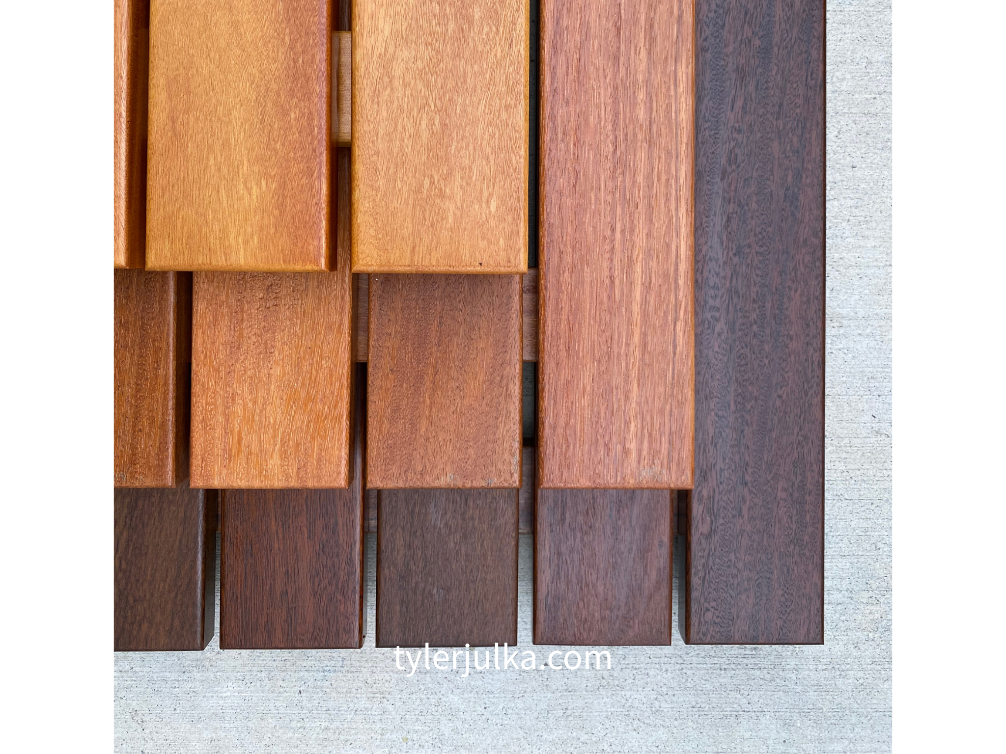 Tropical Hardwood | Door Mat Collection - Los Angeles